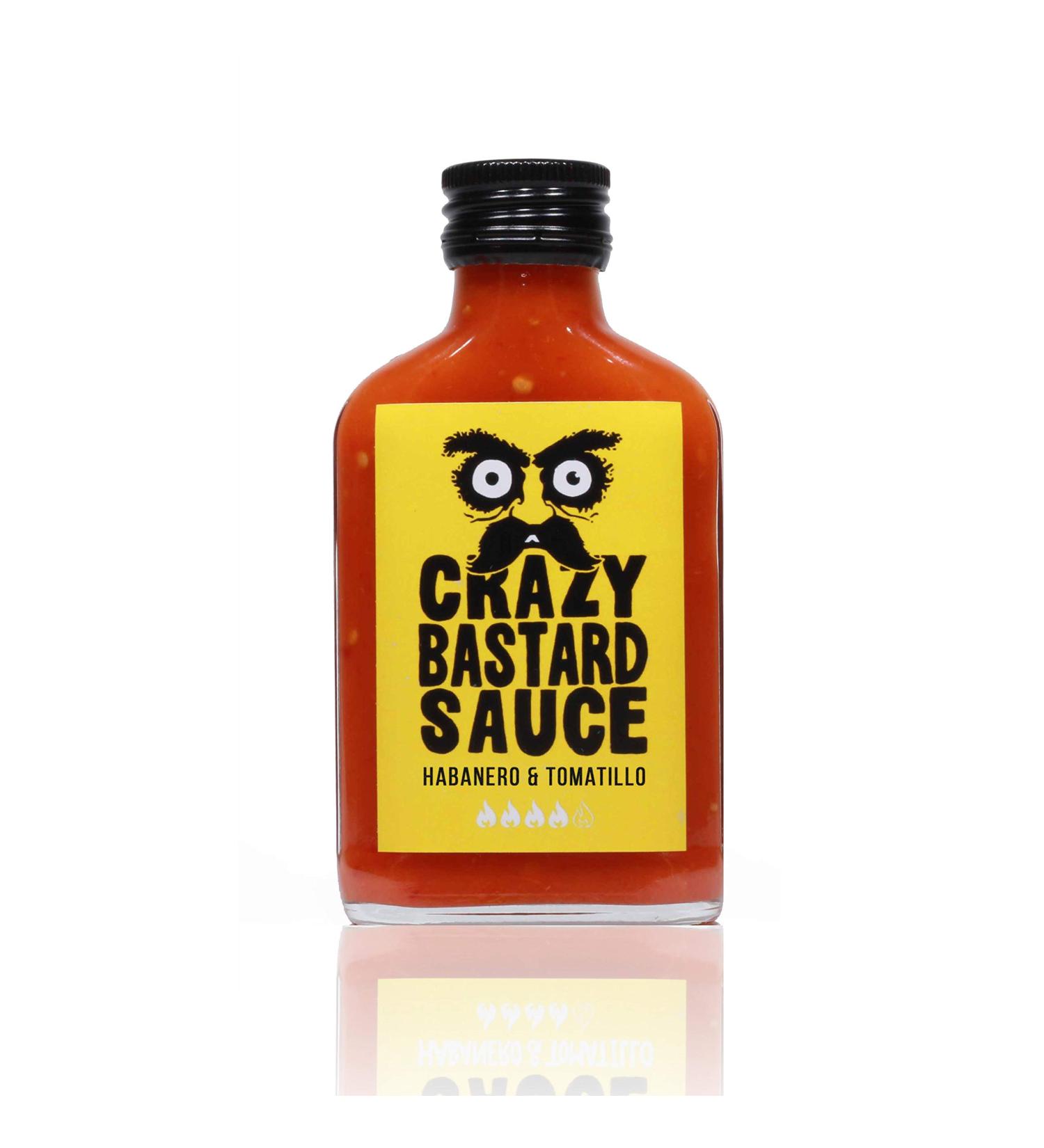 Crazy Bastard Sauce Habanero and Tomatillo