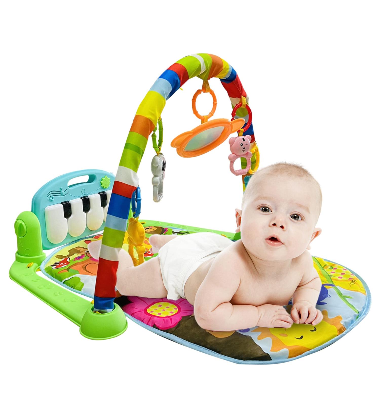 CREPRO Baby Play Mat & Baby Gym Toys  Infant Play Mat and Activity Gym Baby Activity Mat with Music and Lights  Kick & Play Piano Gym Tummy Time Padded Mat for Newborn Toddler for Christmas Toys Gift - Buy Online on GoSupps.com