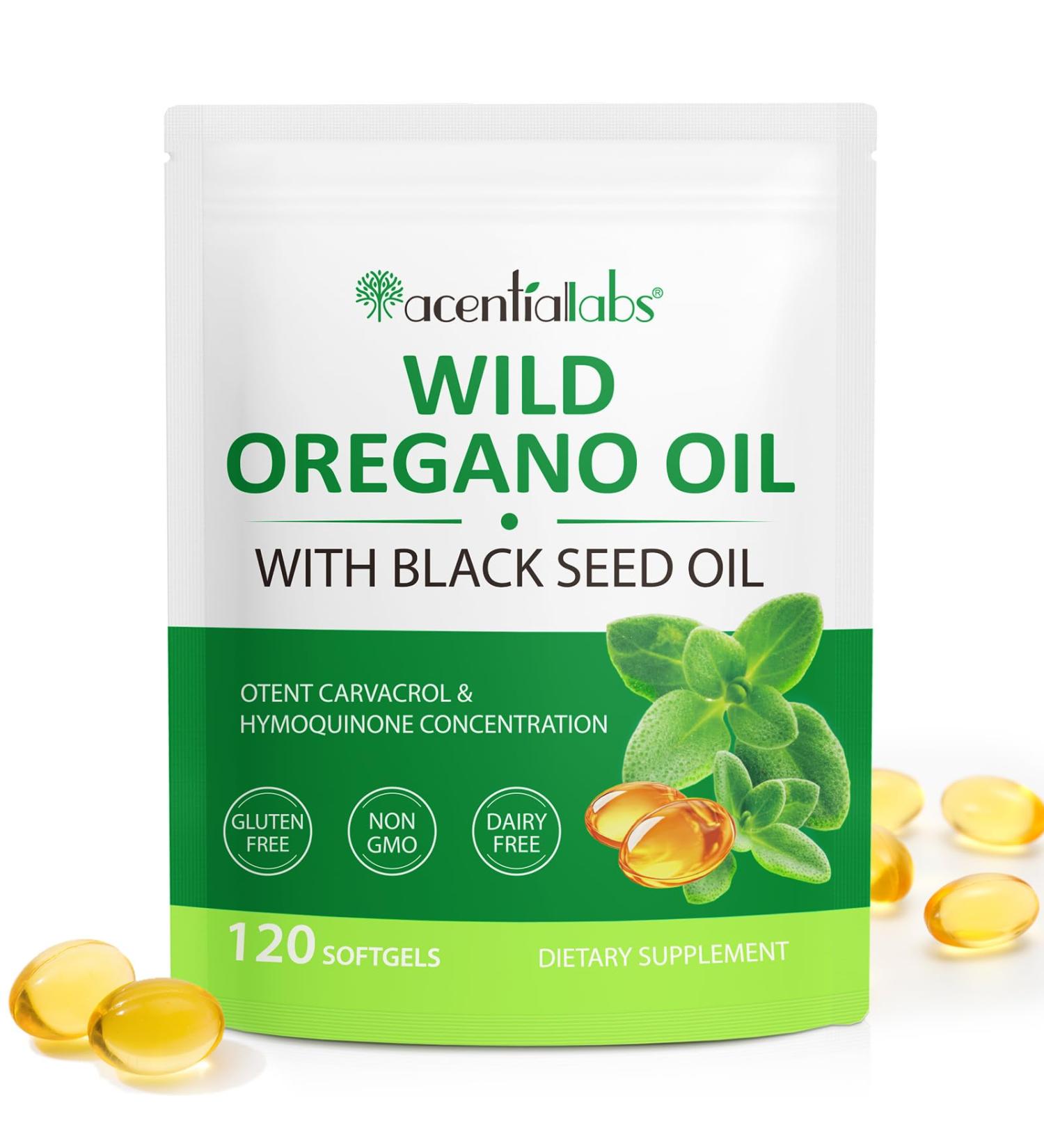Huile d'Origan avec Huile de Graines Noires 120p - Buy Online on GoSupps.com