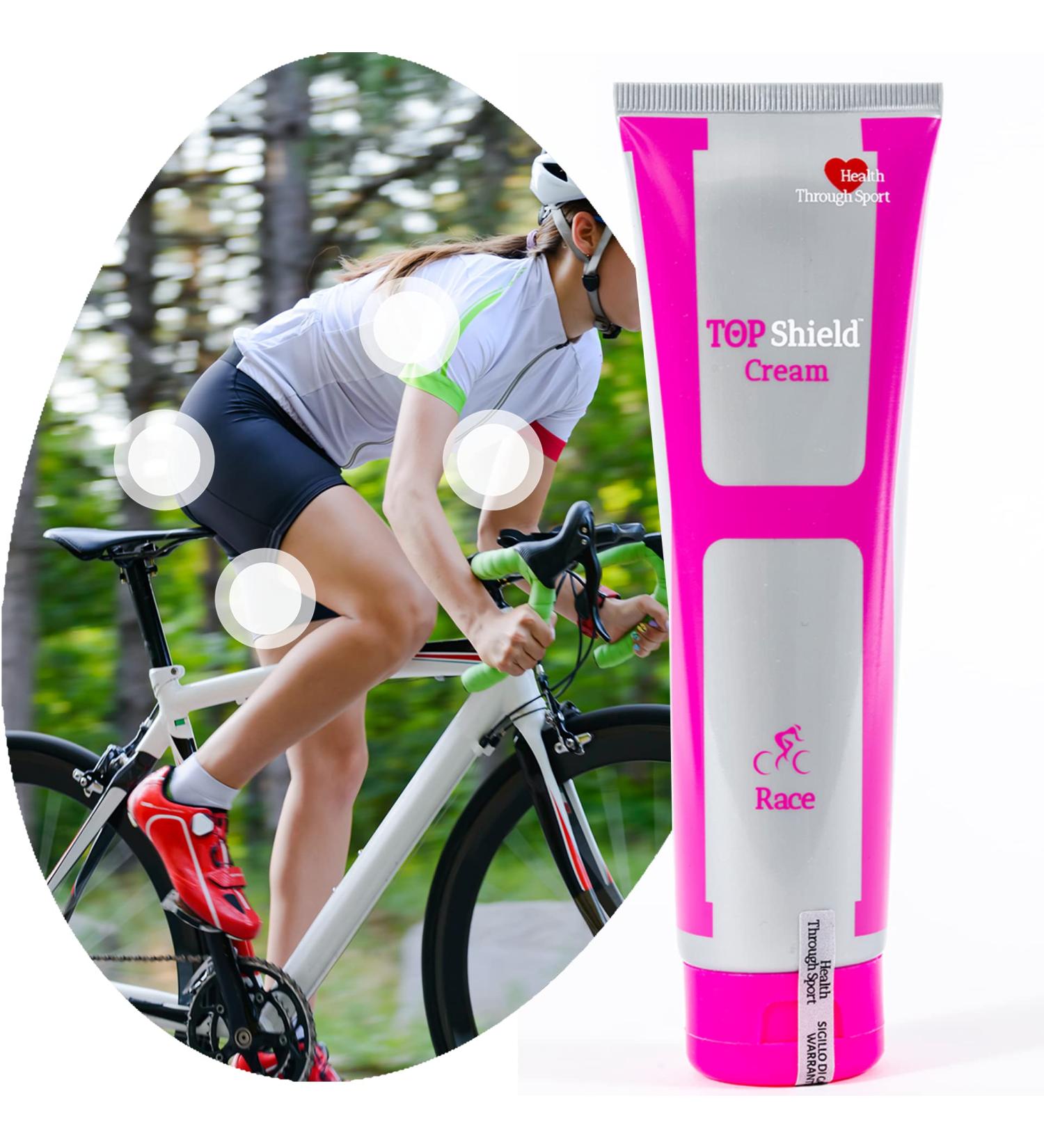  HTS Health Race Professional antifriction saddle cream for women antiirritation and friction ointment for thighs and buttocks cycling running gym and extreme sports 2 hours - Buy Online on GoSupps.com