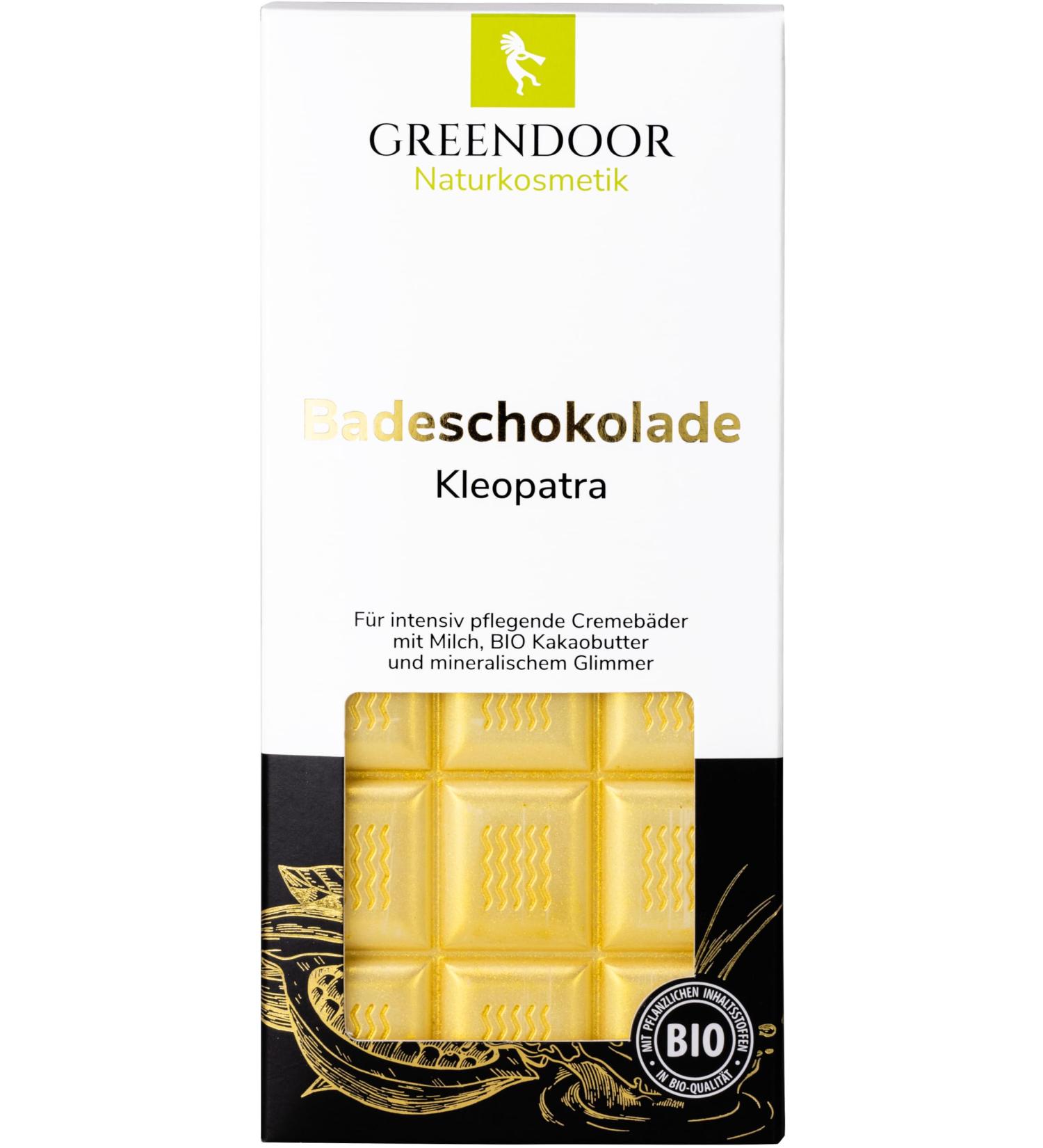 Greenendoor Bathing Chocolate Cleopatra 100g - Natural Skin Care for Dry Skin Surfactant-Free Bath Additive Vegan Gift Idea - Buy Online on GoSupps.com