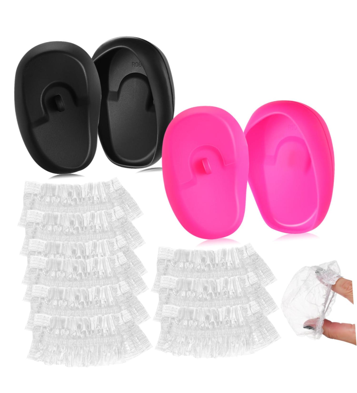 PLAFOPE 2 Pairs Ear Covers for Hairdressing Ear Covers for Bath Hairdressing Ear Protector Hair Dye Ear Covers Ear Covers for Hair Dye Ear Bath Caps Ear Shower Caps Ear Caps for Shower - Buy Online on GoSupps.com
