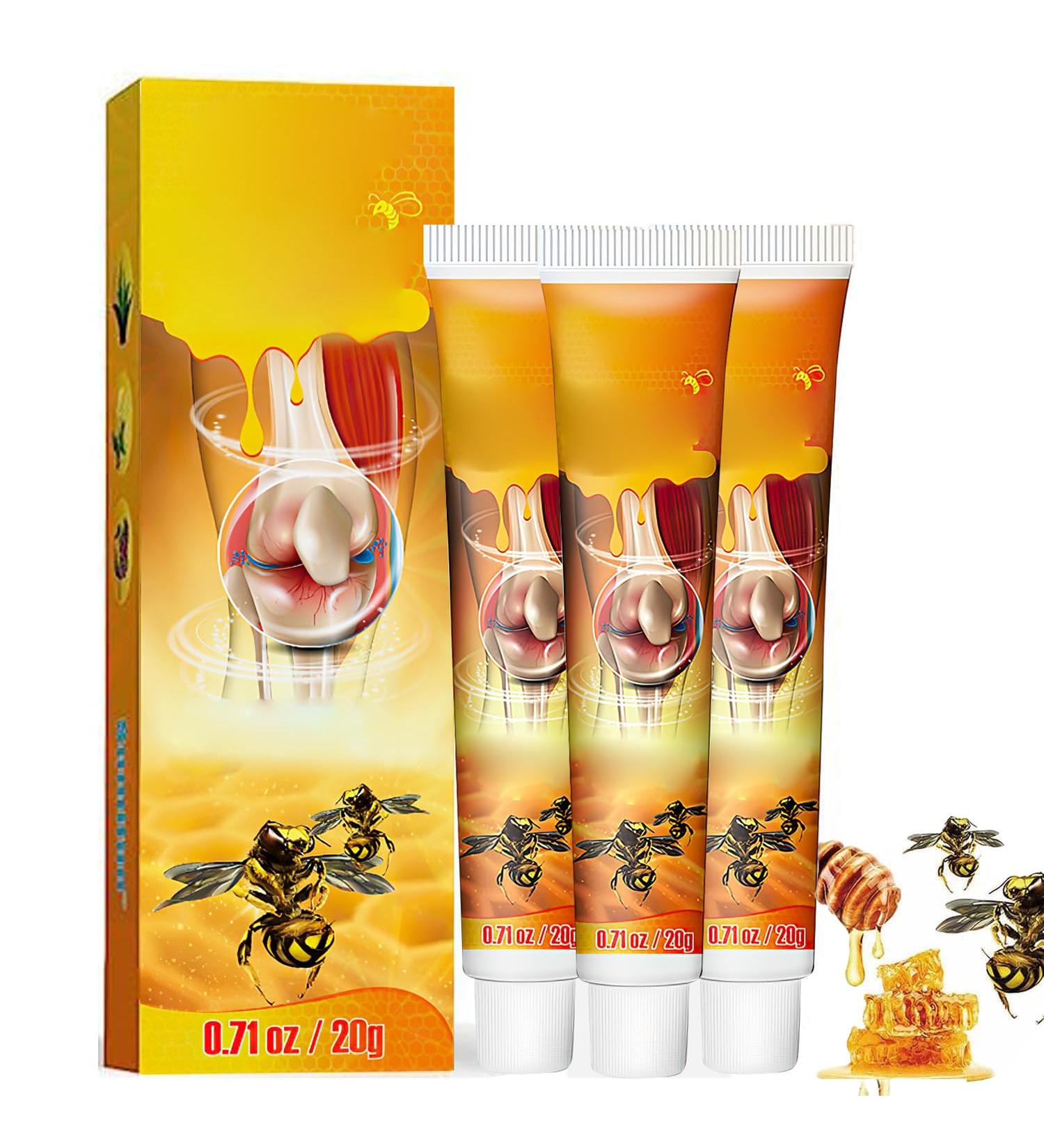Dragon Honor 3PCS Beevenom New Bee Venom Professional Gel Joint & Muscle Soothing Bee Venom Cream New Bee Venom Cream - Buy Online on GoSupps.com