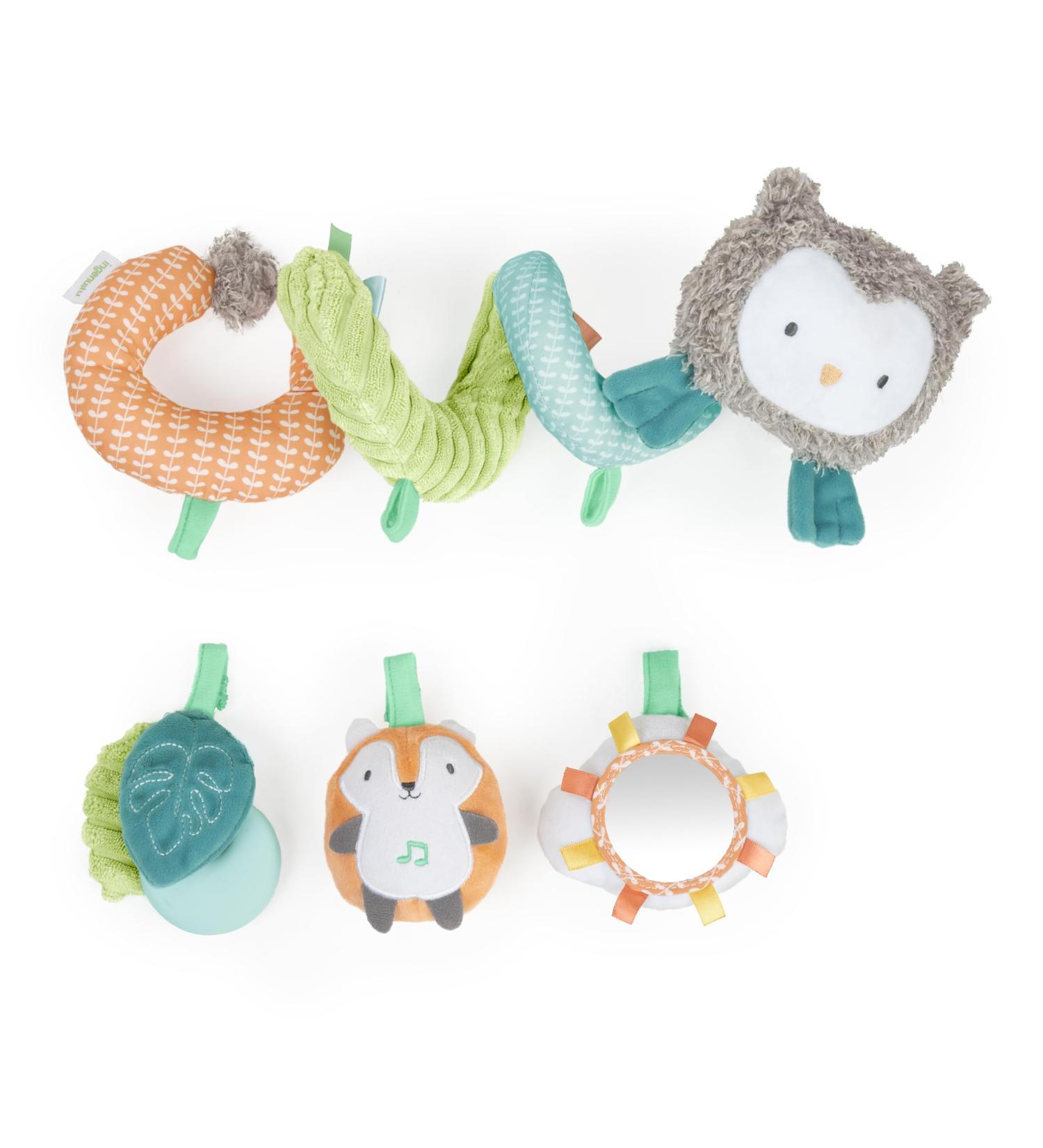 Buy Ingenuity Nally & Friends Spiral Toy Bar | Removable BPA-Free Silicone Toys for Babies - Buy Online on GoSupps.com