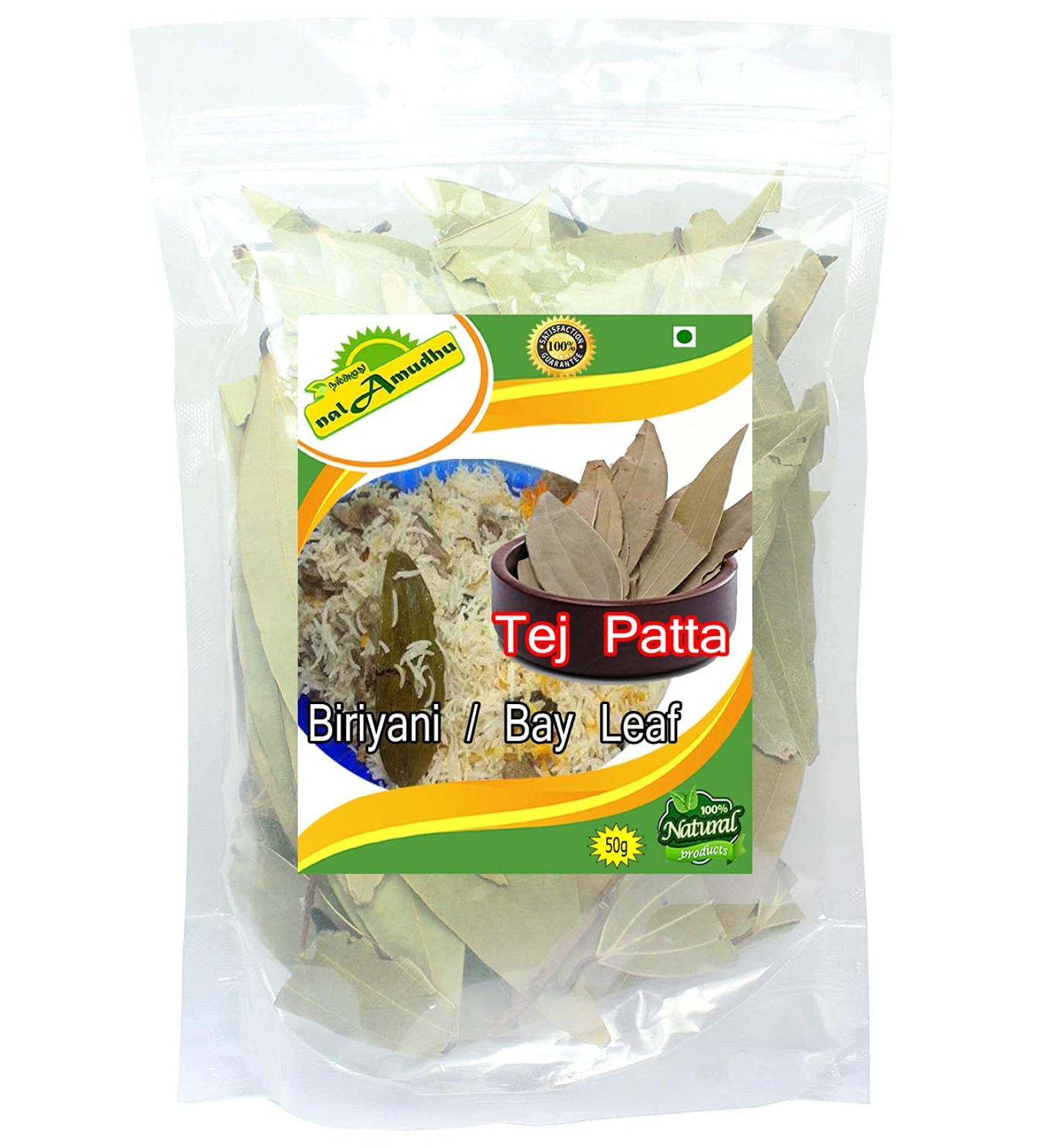 Premium Dried Bay Leaves 50g - Bay Laurel Leaf for Cooking | Tej Patta Spice - Buy Online on GoSupps.com