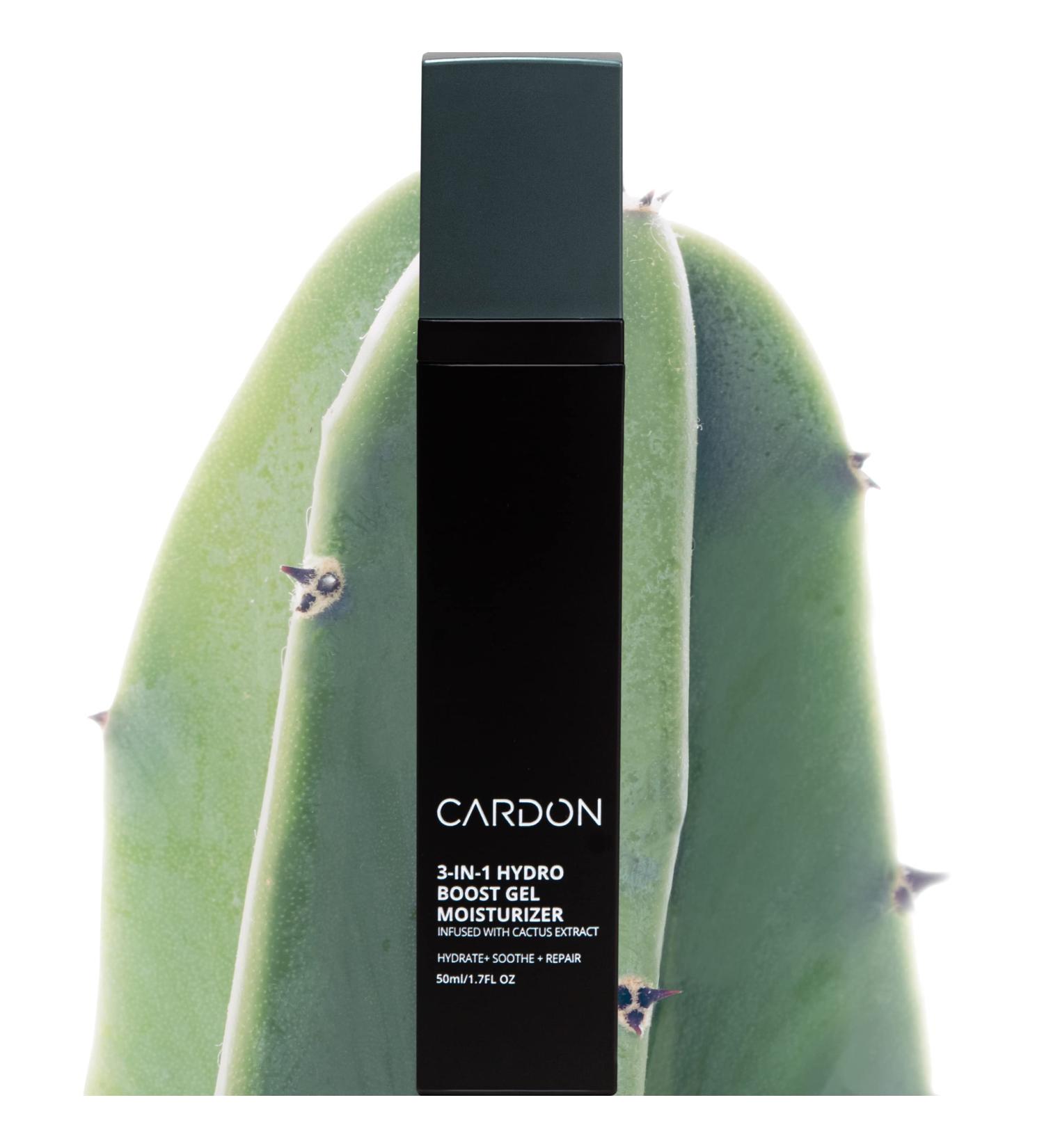 CARDON Korean Anti-Aging Face Moisturizer with Cactus Extract | Hydro Boost Gel Cream to Even Skin Tone | Reduce Wrinkles & Acne Scars | 1.69 Fl Oz - Buy Online on GoSupps.com