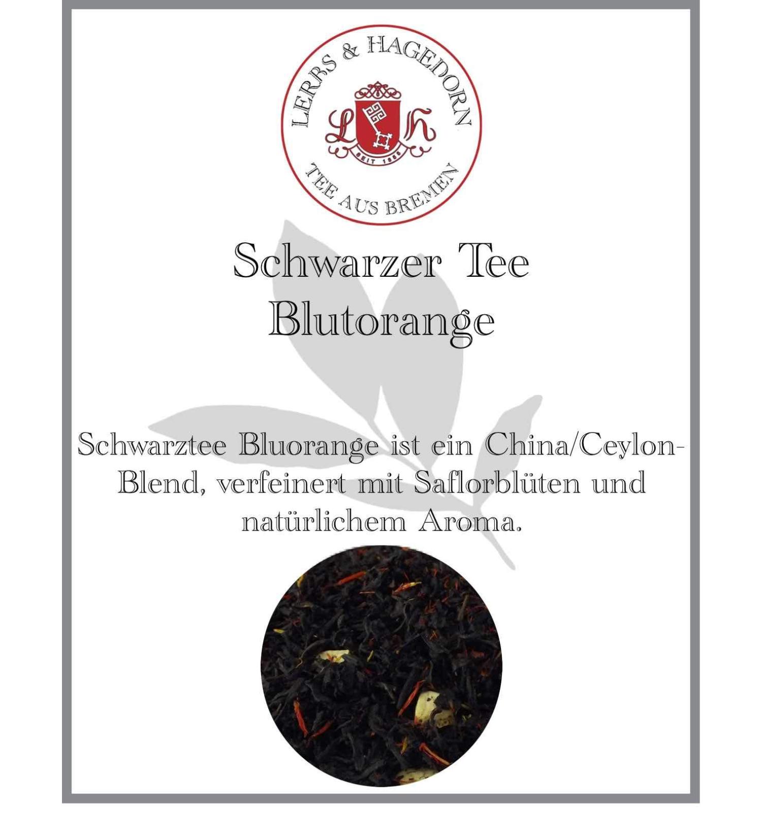  Lerbs & Hagedorn Black Orange Blood Tea 1.5kg - Buy Online on GoSupps.com