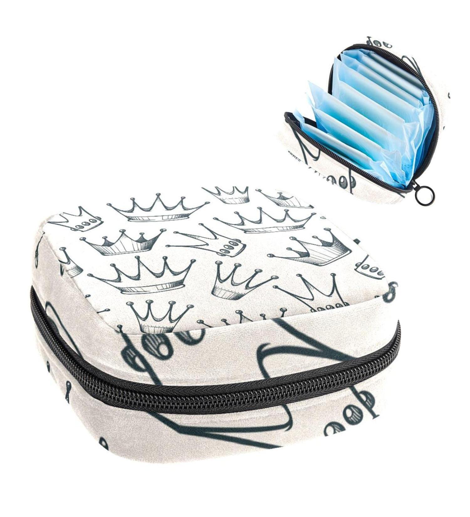 Shop Women's Crown Princess Beige Period Kit - Bonds Storage Pockets & Pocket Bag for Girls - Buy Online on GoSupps.com