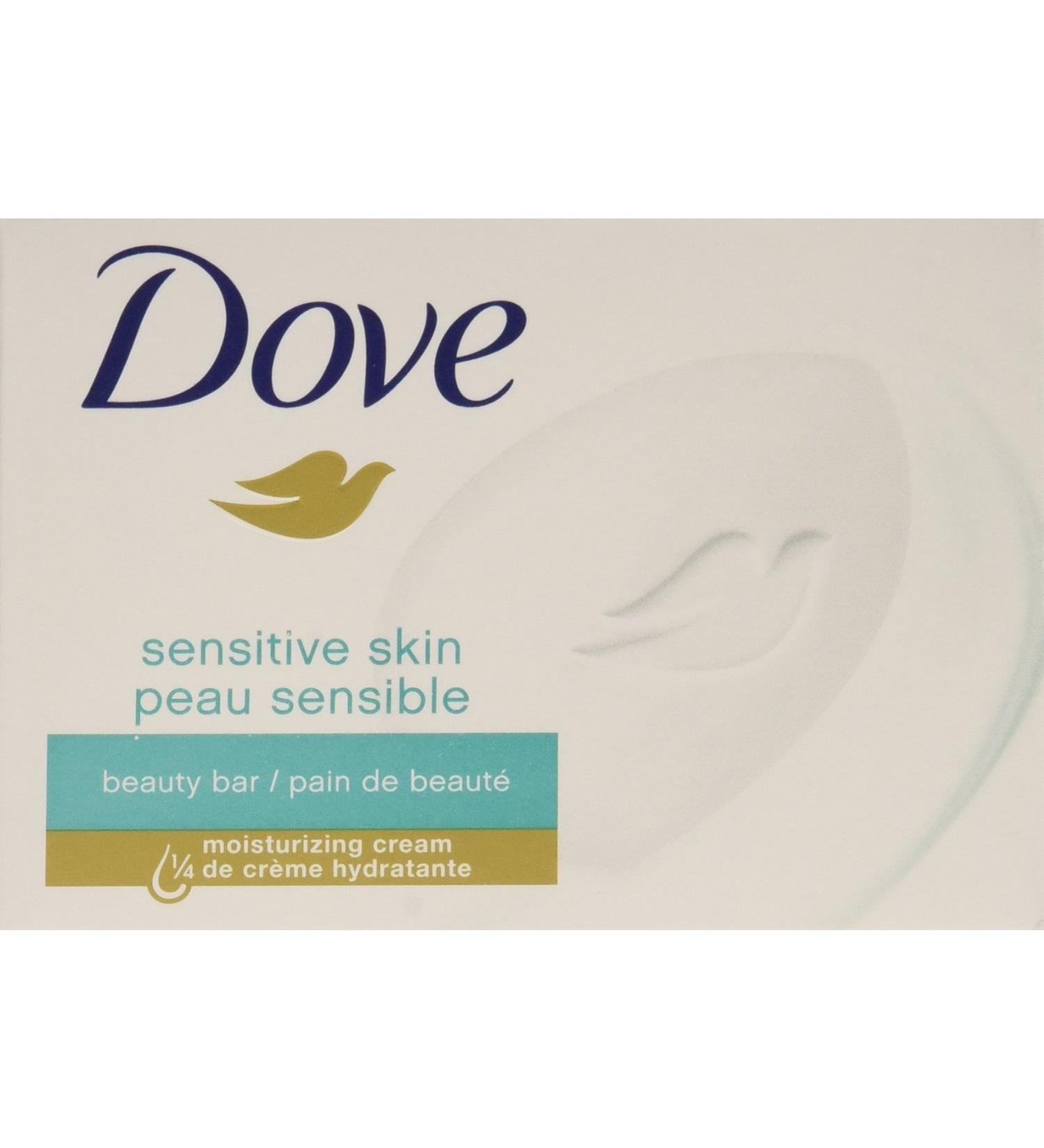 Dove Sensitive Skin Bath Bars Unscented - Pack of 6 - Buy Online on GoSupps.com