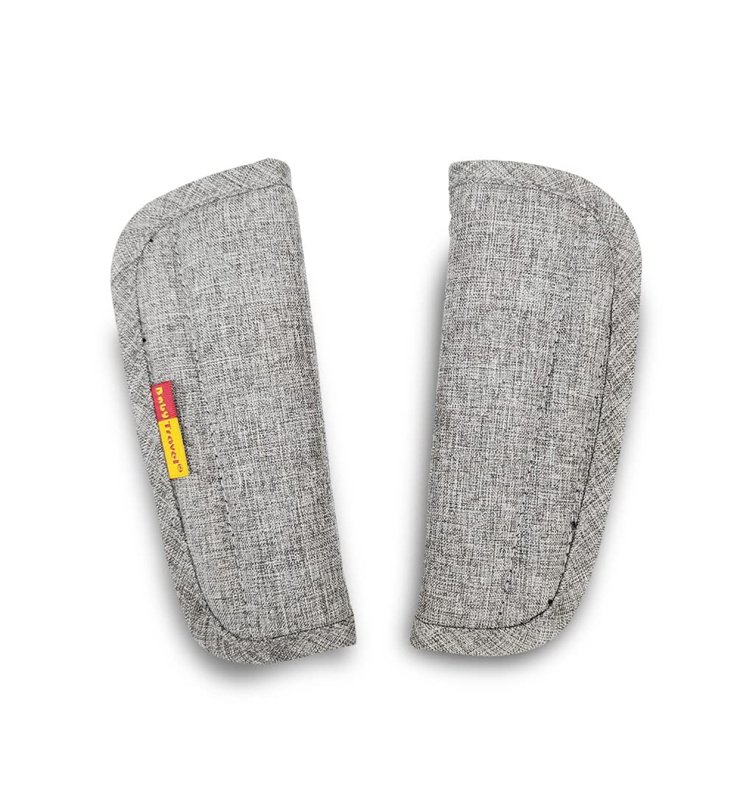 Seedfuture Adjustable Belt Cushion for Child Car Seats - Gray 2 Pieces | Universal Stroller Shoulder Strap Pads for Newborns & Children - Buy Online on GoSupps.com