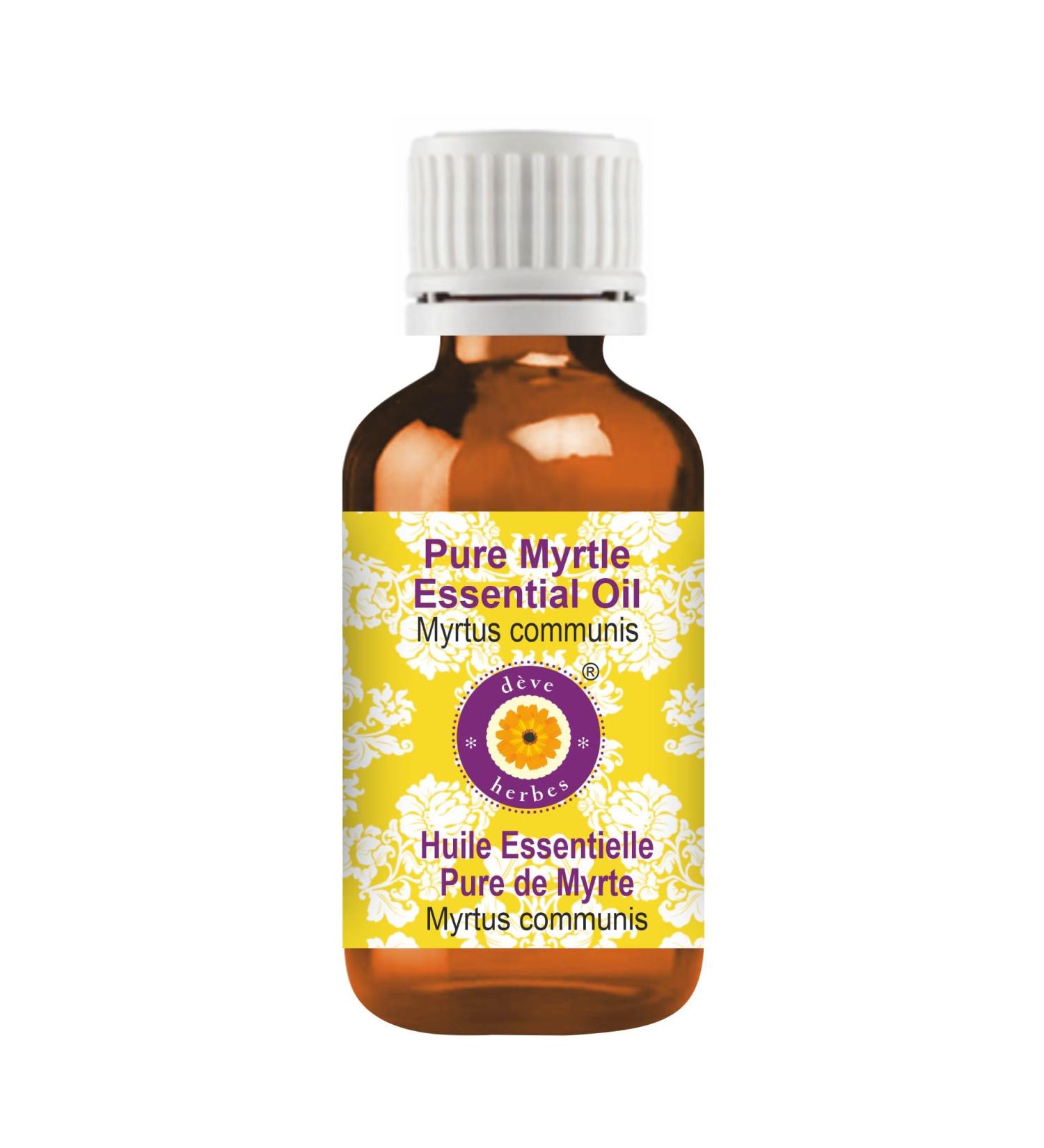 d ve herbes Myrtle Essential Oil (Myrtus communis) Pure | Non-Sticky | Non-Greasy | Lightweight | Men & Women | All Skin Types | Steam Distilled 50ml (1.69 oz) - Buy Online on GoSupps.com