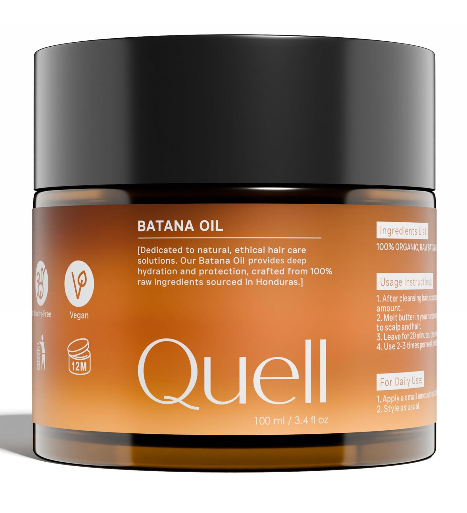 Quell Batana Oil for Hair Care - Nourish & Revitalize with Coffee Sandalwood | International Shipping Available - Buy Online on GoSupps.com