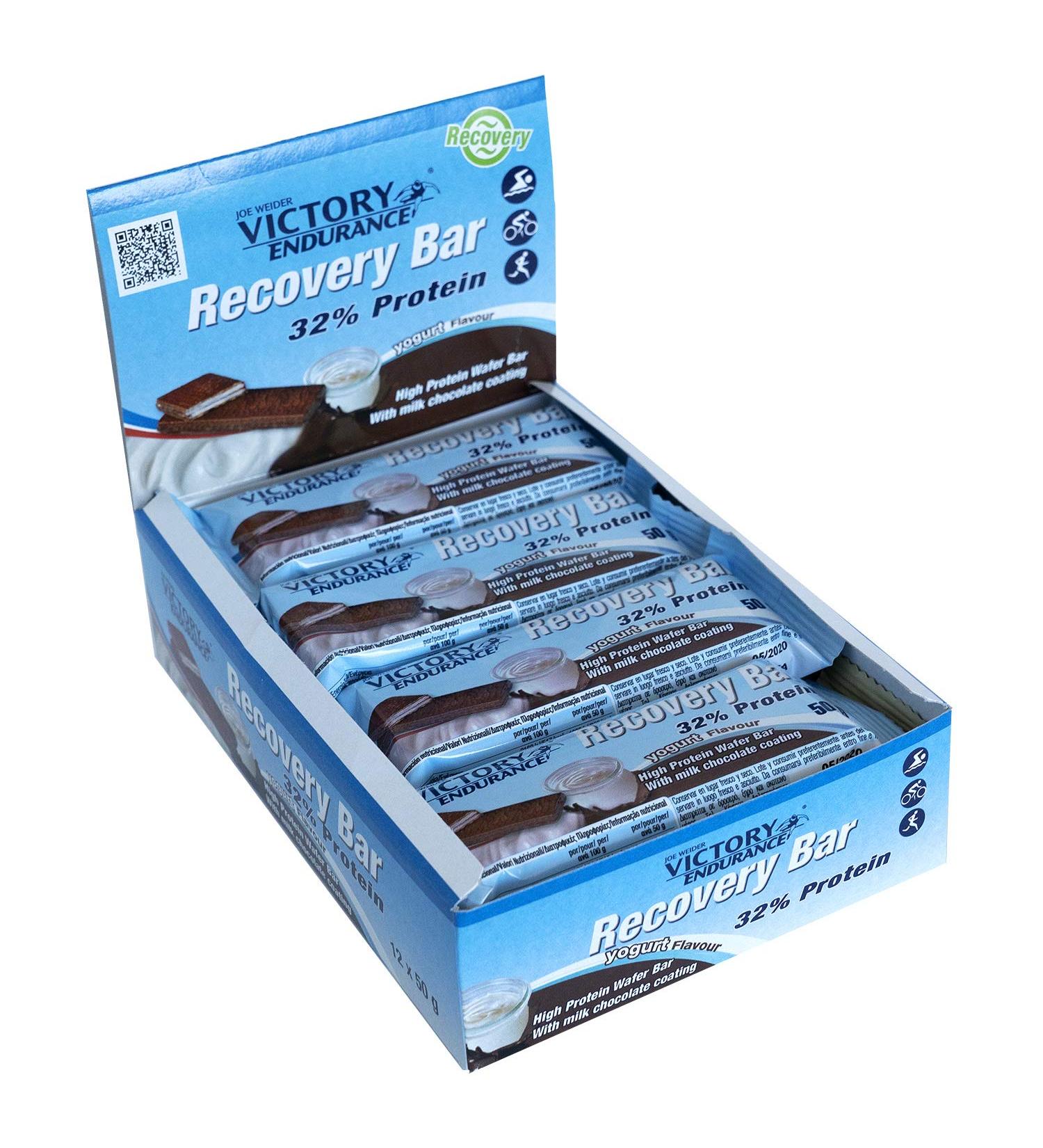 Victory Endurance Recovery Bar 12 x 50 g Yogurt - Buy Online on GoSupps.com