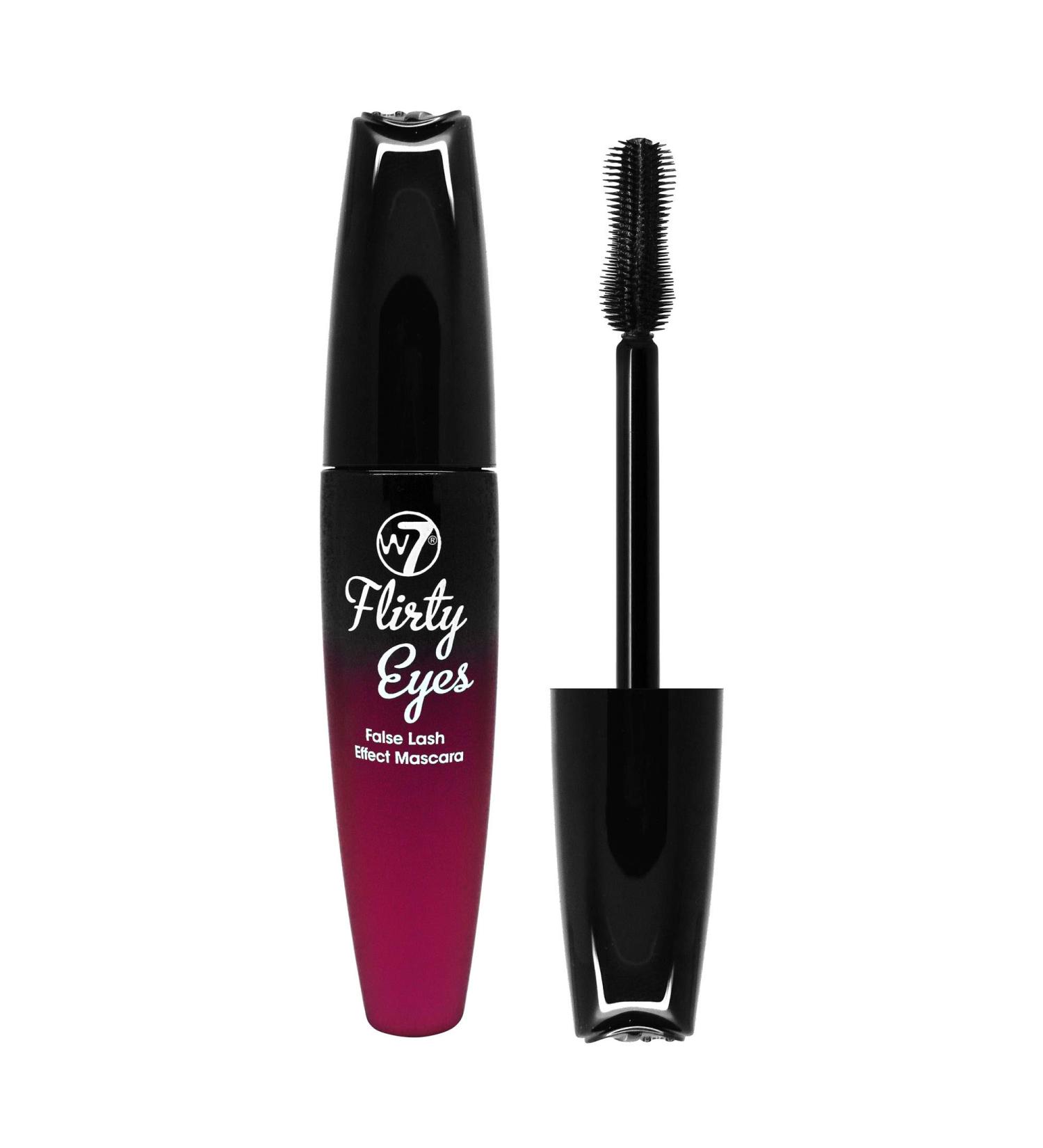 W7 Flirty Eyes Mascara - Hourglass Black Mascara for Volume & Length | Long-Lasting Formula - Buy Online on GoSupps.com