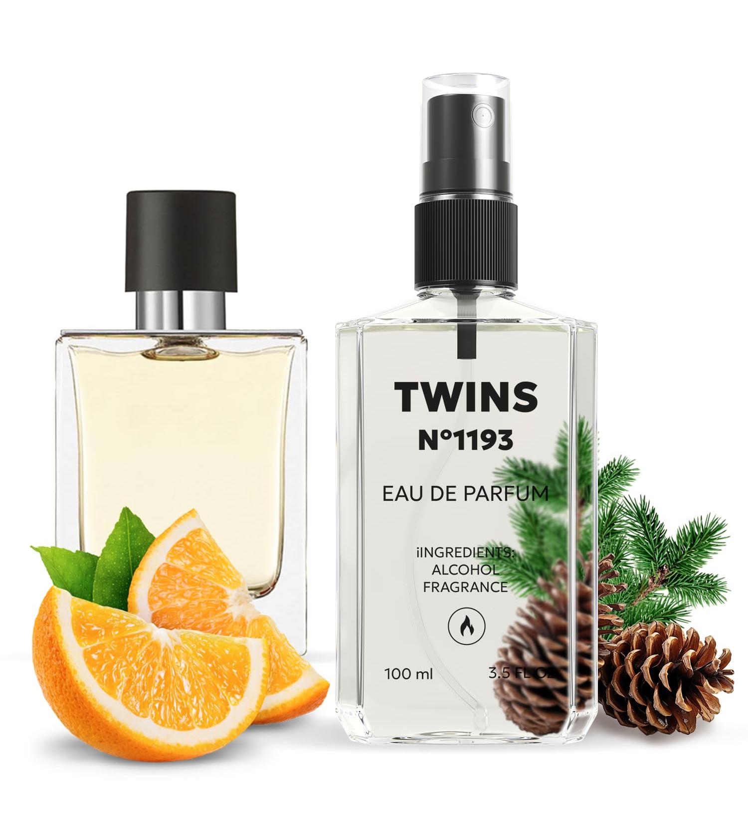 TWINS Impression of Terre | Perfume for Men Eau de Parfum | No.1193 | 3.4 Fl Oz / 100 ml Hermes Terre D Hermes Impression - Buy Online on GoSupps.com