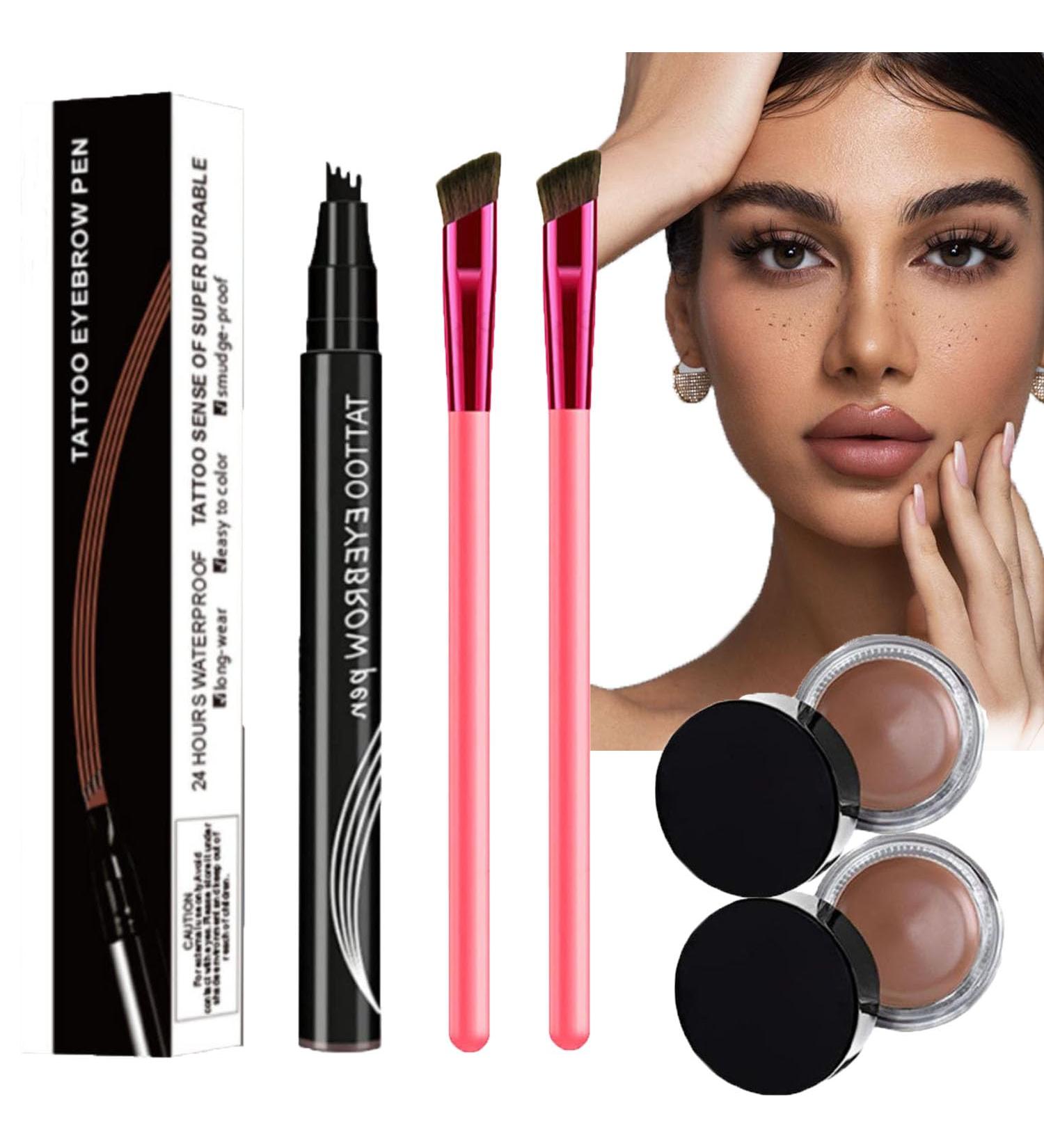 Anjoise Microblade Brow Pen Anjoice Microblade Brow Pen Waterproof Anjouze Brow Brush 4d Laminated Anjoise 4d Laminated Brow Home-Grooming Kit Anjoise Eyebrow Kit Laminated Eyebrow Kit (Light Brown) - Buy Online on GoSupps.com