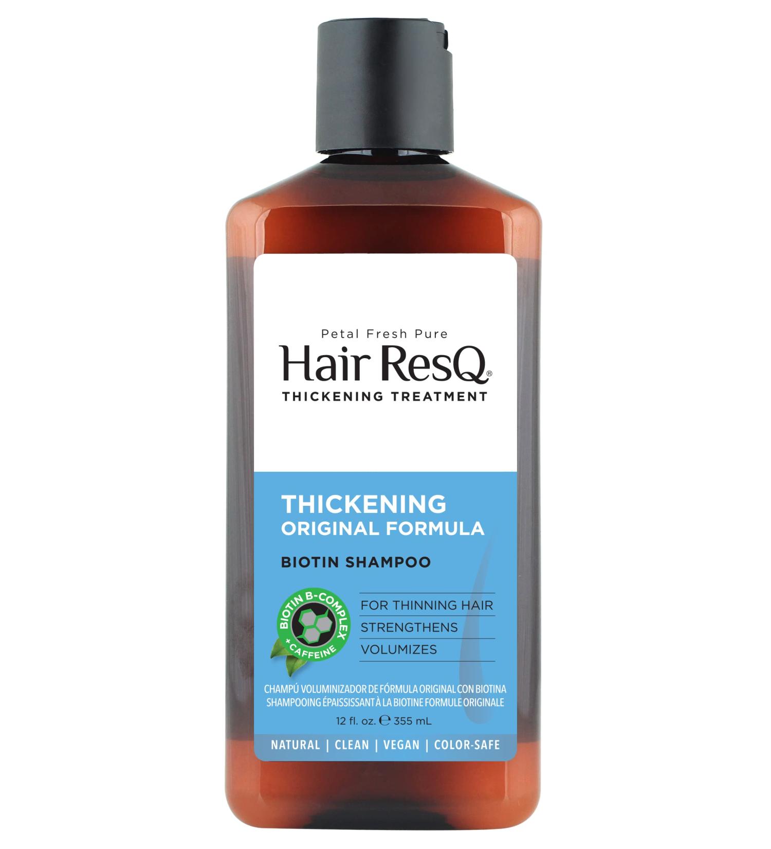 Petal Fresh Pure Hair Rescue Shampoo - Thickening Formula 12 fl oz | Natural Hair Care - Buy Online on GoSupps.com