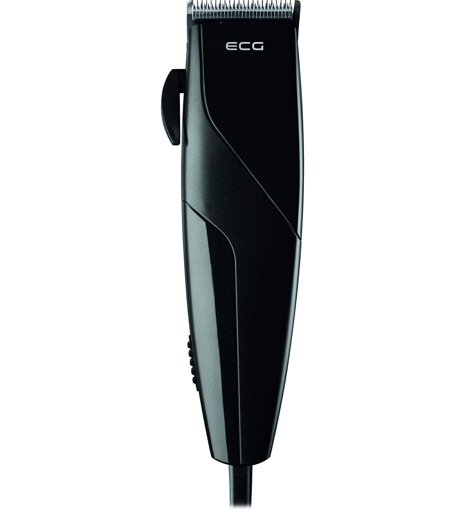 ECG ZS 1020 Hair Clipper & Beard Trimmer - Stainless Steel 0.8-2.8 mm Cutting Width Adjustable Lengths Black - International Shipping Available - Buy Online on GoSupps.com