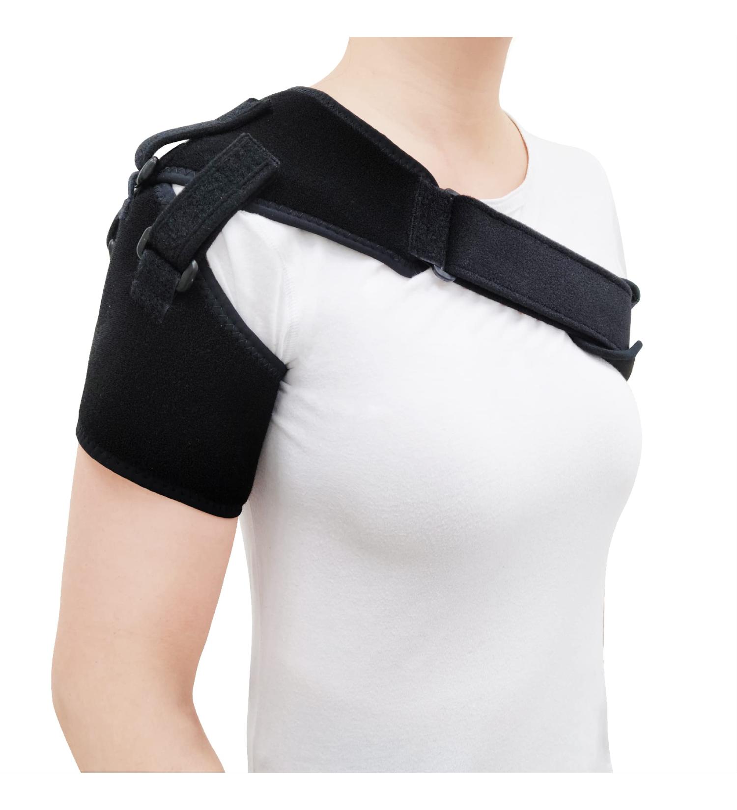 Sana-Vita Shoulder Arm Stabilizer Support Brace | Relief for Shoulder Pain & Dislocation - International Shipping Available - Buy Online on GoSupps.com