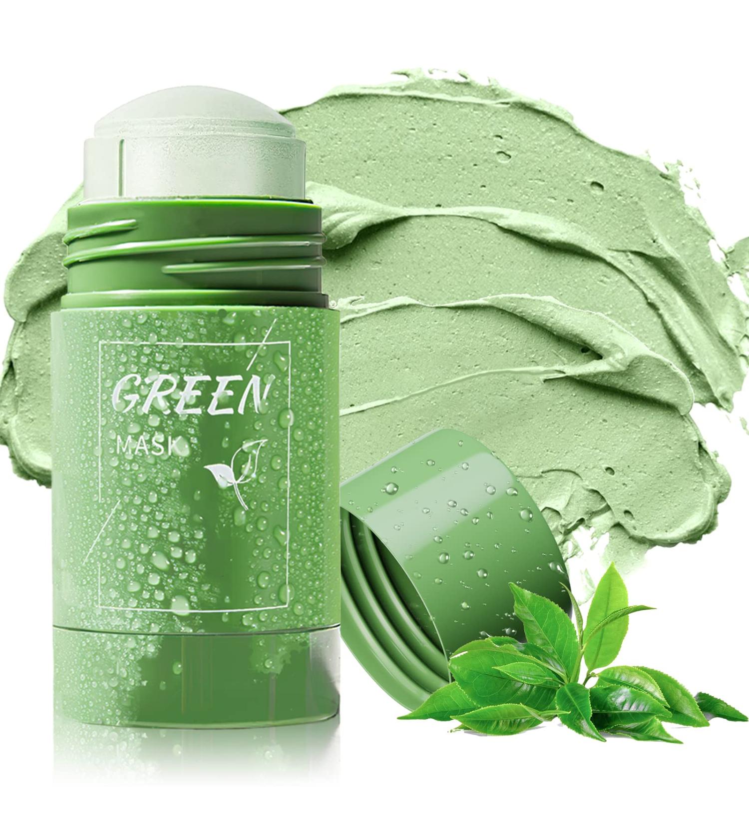 Anguishil Green Tea Mask Stick for Face - Deep Cleanse & Blackhead Remover Mask Stick - Oil Control & Skin Improvement for Women & Men (1 PCS) - Buy Online on GoSupps.com
