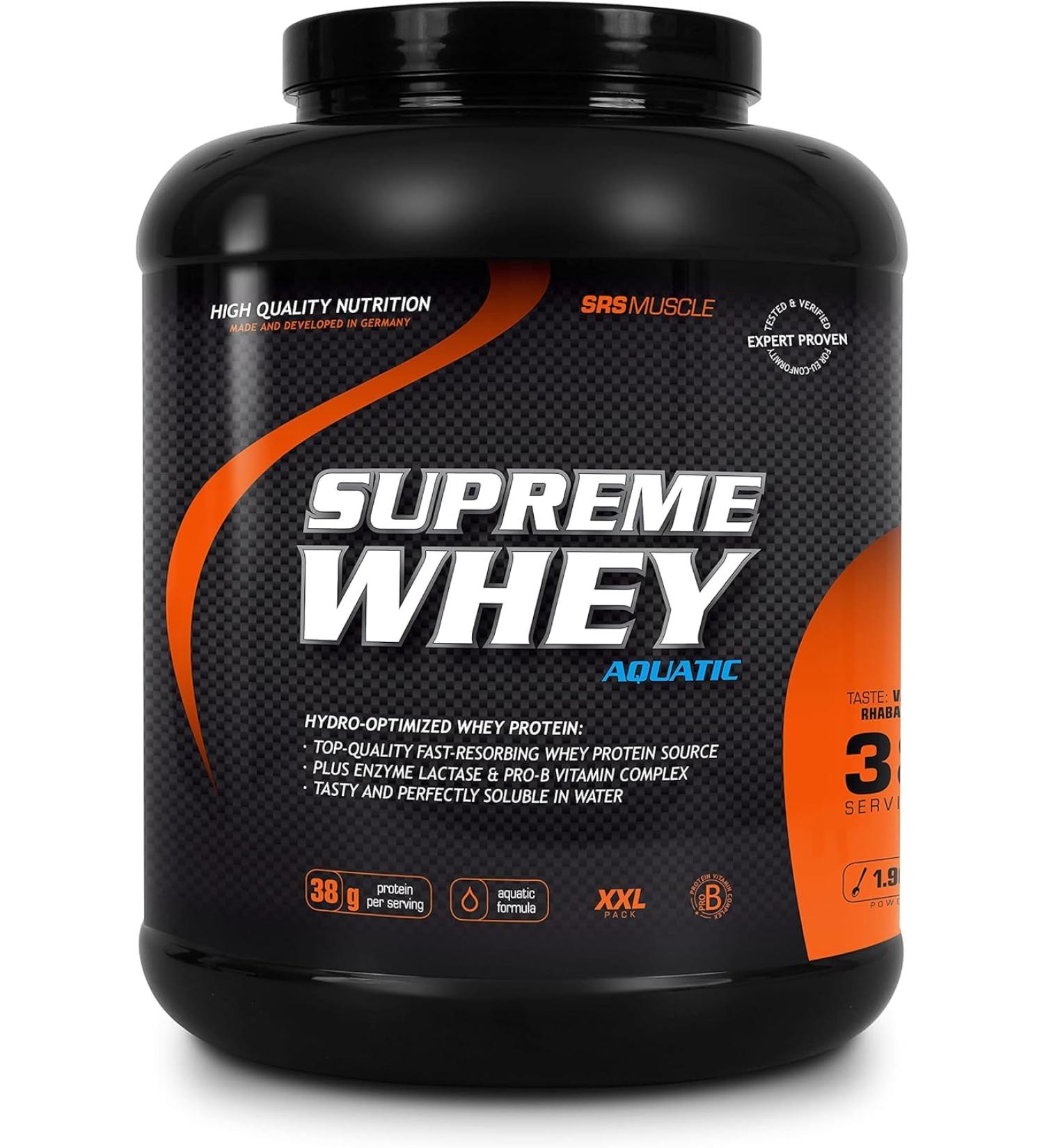 SRS Supreme Whey 1900 g Dose - Buy Online on GoSupps.com