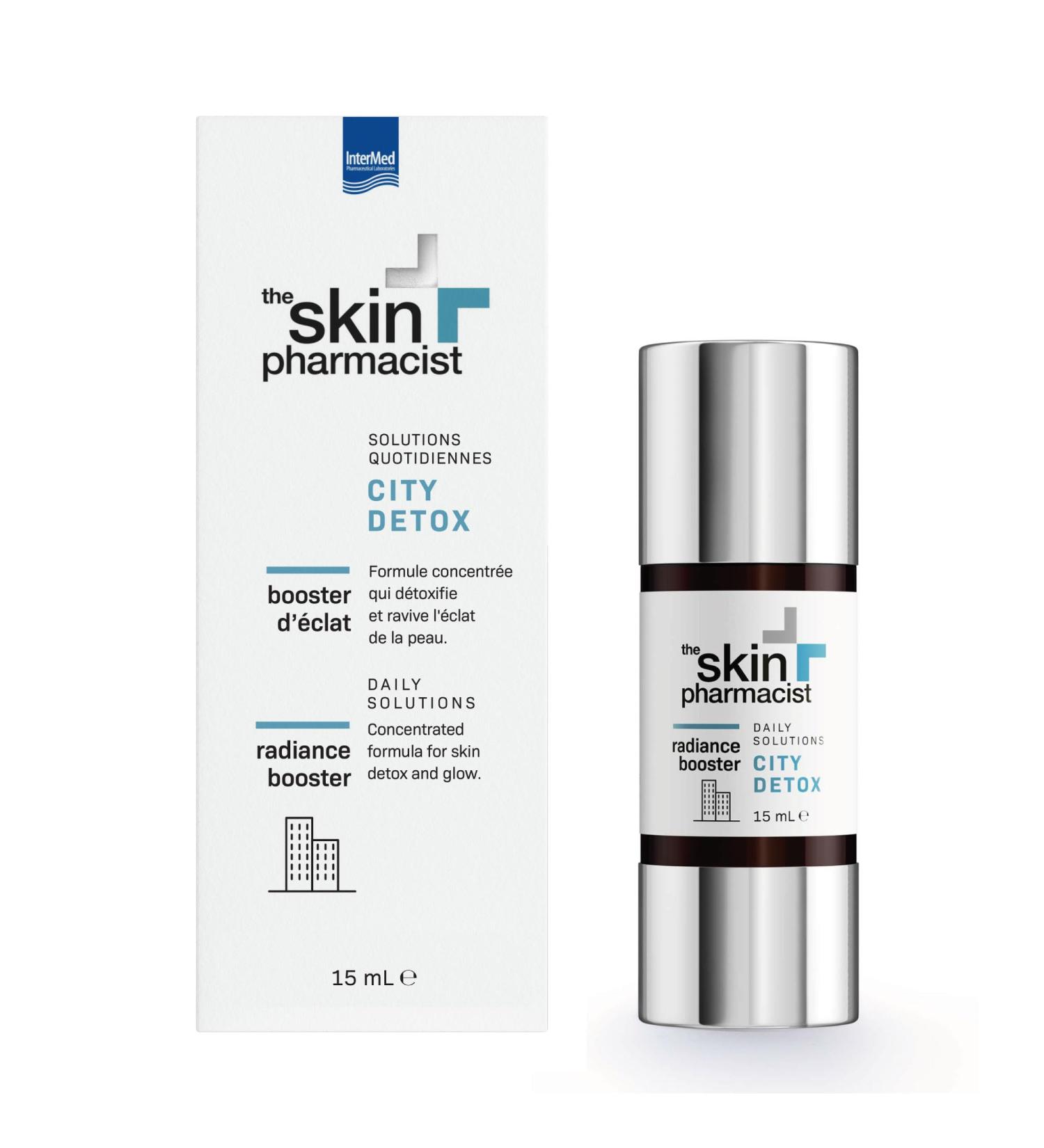  The Skin Pharmacist CITY DETOX - Radiance Booster - Concentrated Illuminating Care for Radiant Skin - Revitalizing and Moisturizing Care - 15 ml - Buy Online on GoSupps.com