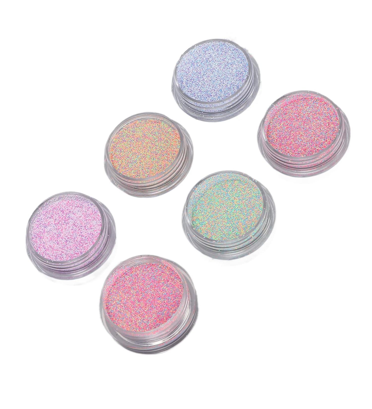 Nail Decoration Powder Delicate Nail Art Powder 6 Colors Fashionable Elegant for Women Girls for Nail Salon for Party Dating - Buy Online on GoSupps.com