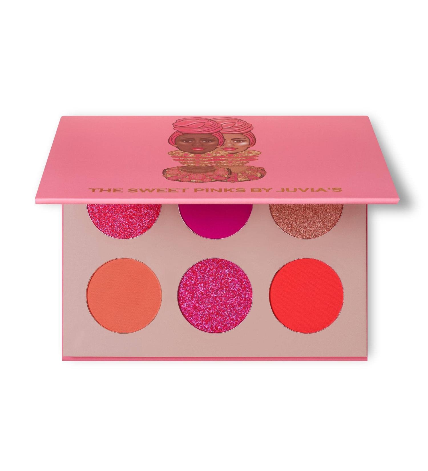 Juvia's Place Deep Fuchsia Soft Pink Eyeshadow Palette - Professional Pigmented Eye Makeup Palette - Buy Online on GoSupps.com