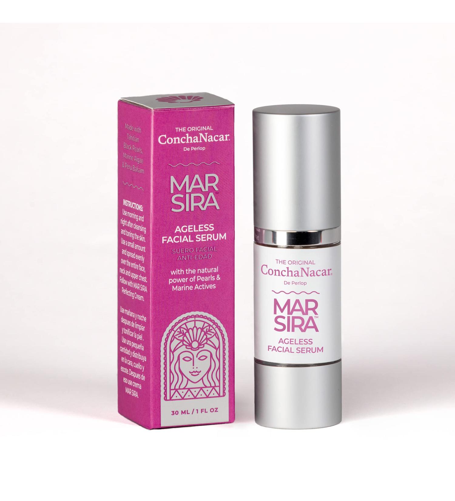 Concha Nacar de Perlop-Mar Sira Ageless Facial Serum 1 oz - Rejuvenating Anti-Aging Skincare for All Skin Types - International Shipping Available - Buy Online on GoSupps.com