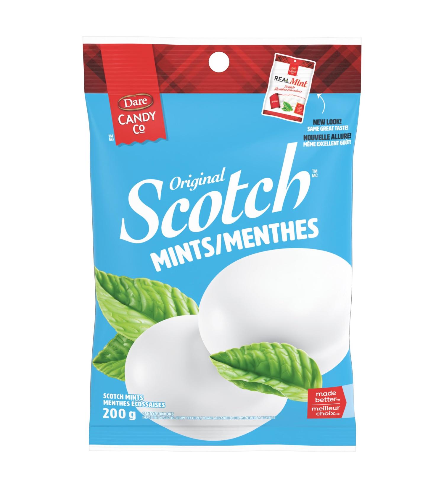 Dare Candy Co Original Scotch Mints - Chewy Centre Coated in a Hard Minty Shell Mint Candy Made with Natural Mint Flavour 200g Peppermint 200g - Buy Online on GoSupps.com