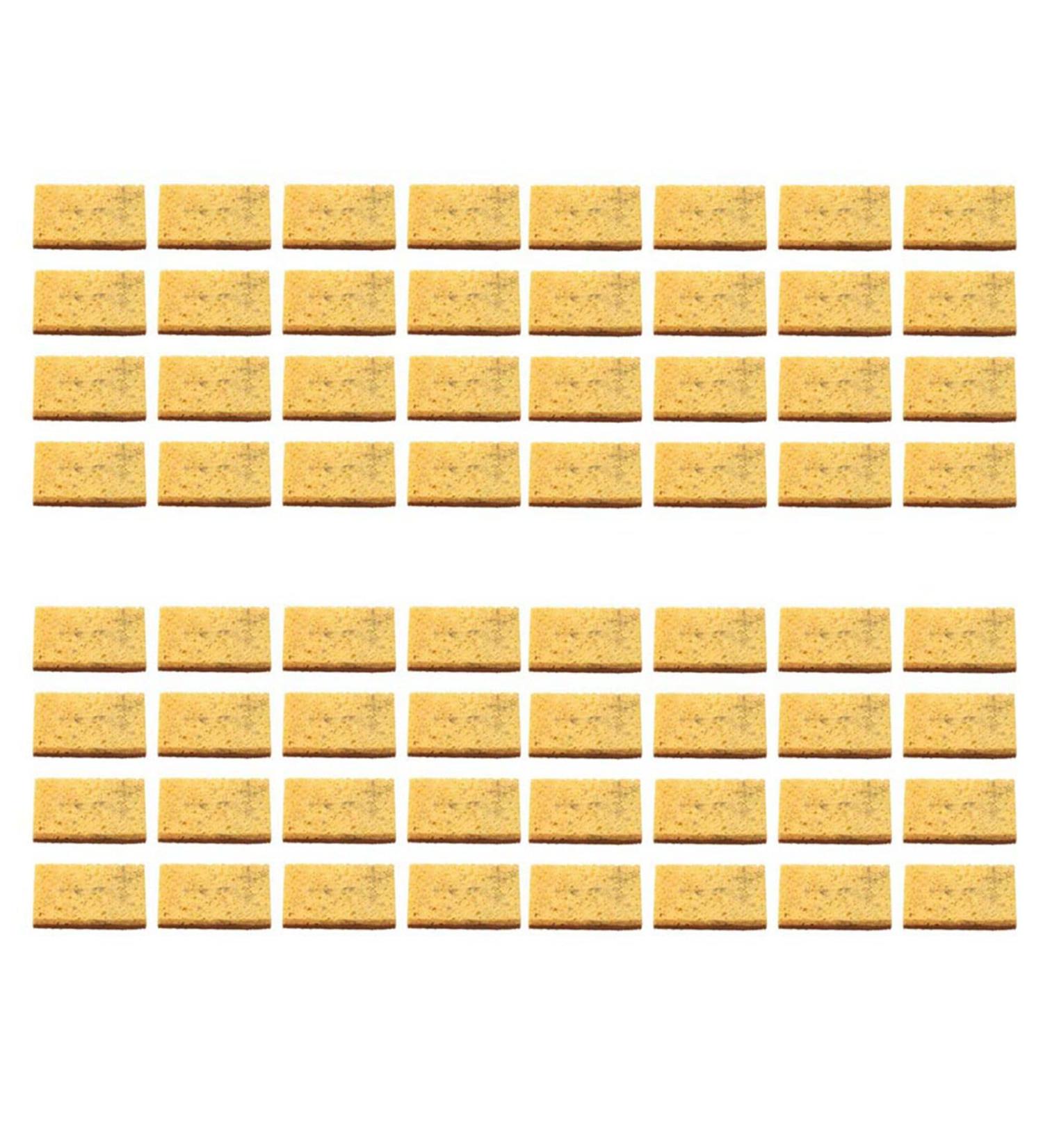 Besuso 64Pcs Biodegradable and Compostable Sponges Scouring Pad Palm Fiber Eco-Friendly Sponge for Kitchen Dishes Cleaning - Buy Online on GoSupps.com