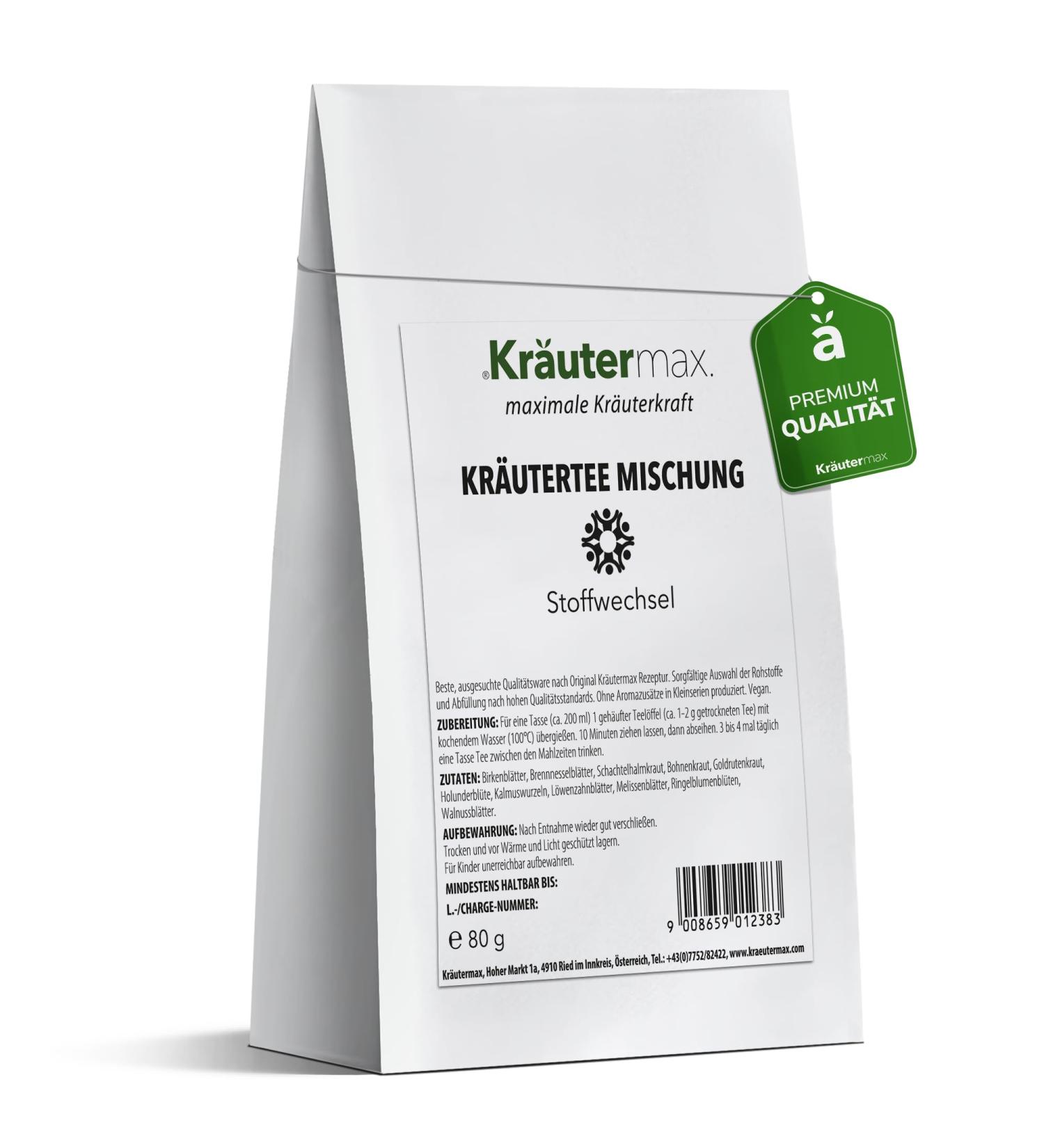 Kr utermax Metabolism Herbal Tea Mix 1 x 80 g - Buy Online on GoSupps.com