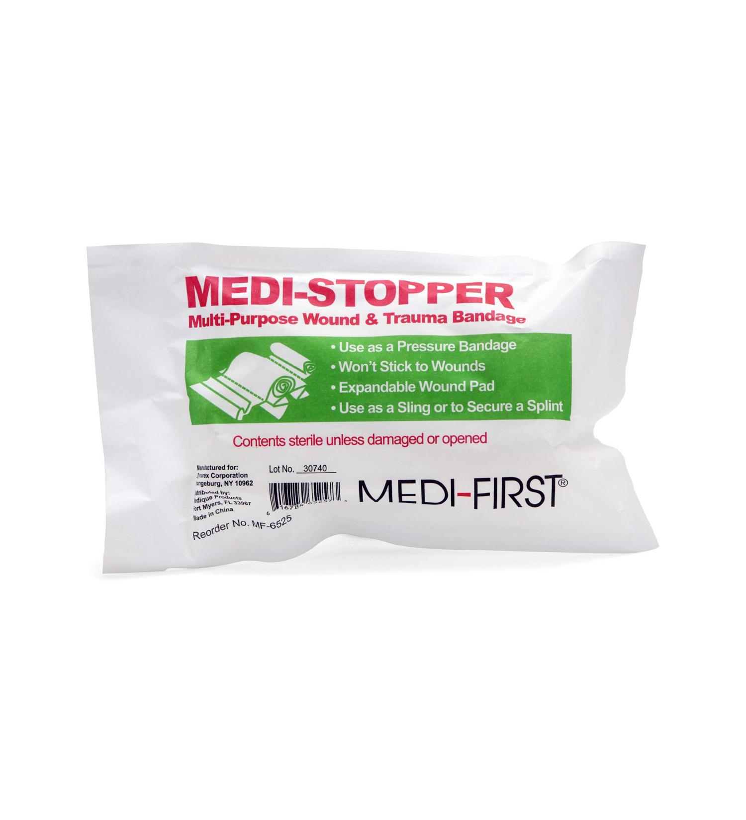 Medique Products 64101 Blood Stopper Compress 5-Inch X 9-Inch 1-Pack white