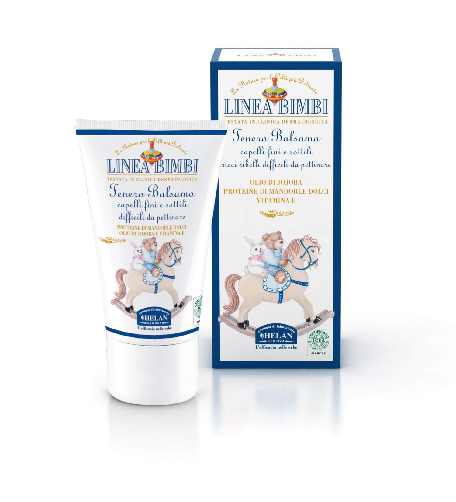 Helan Children s Delicate Hair Conditioner - Curly & Hard-to-Comb Hair Paraben & Silicone-Free with Sweet Almond & Jojoba Oil 50ml - Buy Online on GoSupps.com