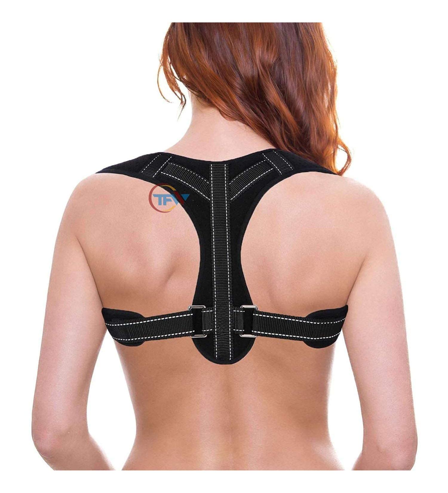 Back Posture Corrector for Women & Men - Comfortable Clavicle Support Brace for Pain Relief & Posture Alignment - Discreet Figure 8 Design - Buy Online on GoSupps.com