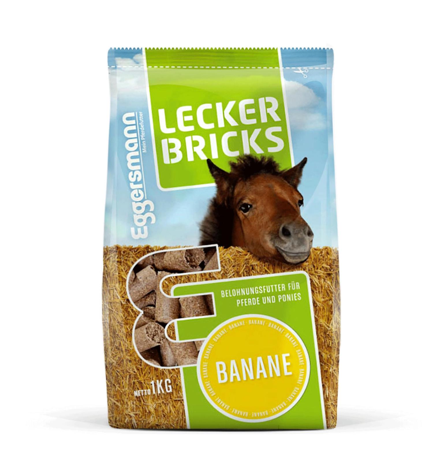 Eggersmann My Horse Feed - Delicious Banana Treats for Horses & Ponies - 1 kg Pack - Buy Online on GoSupps.com