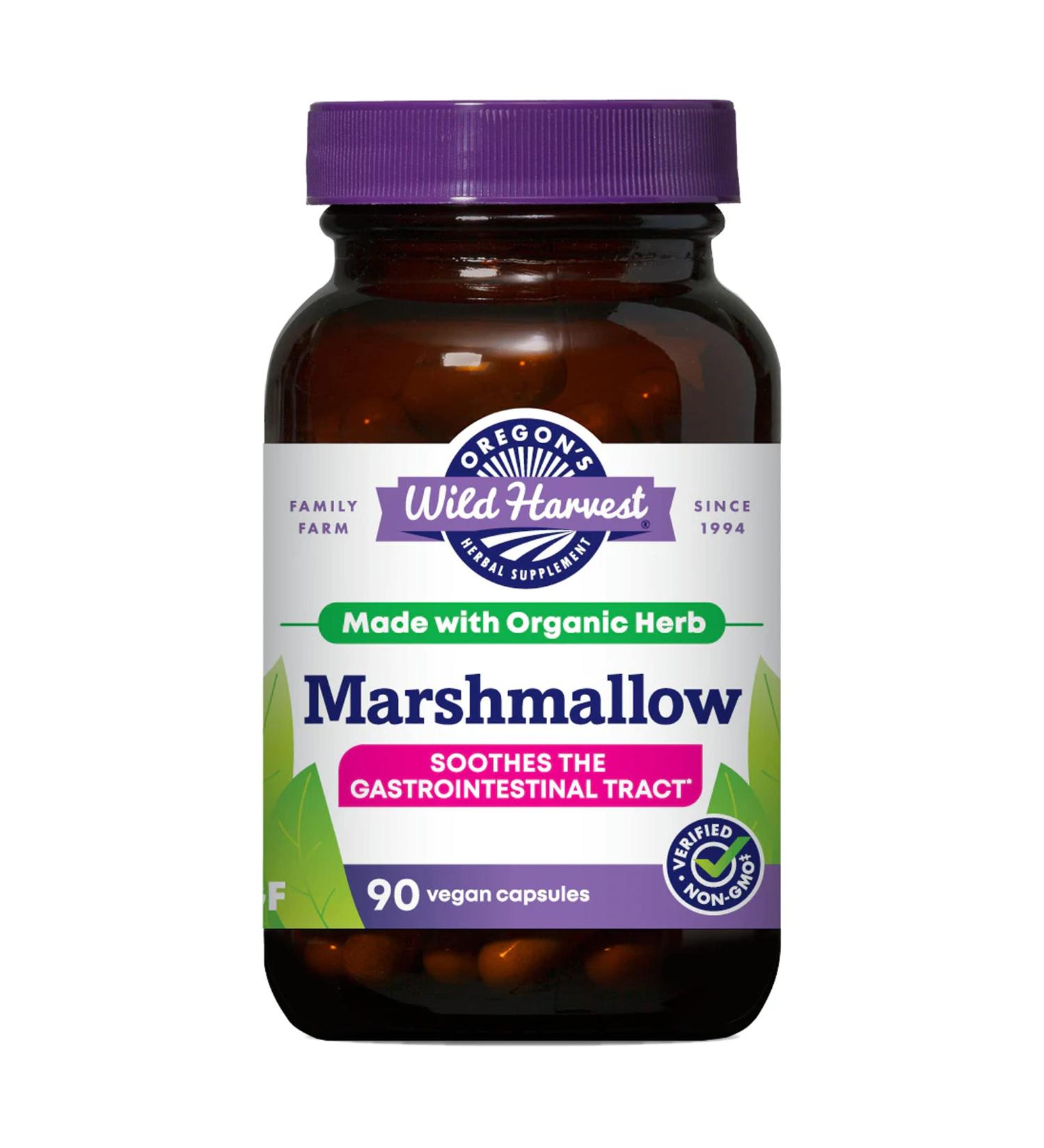 Buy Oregon's Wild Harvest Marshmallow 90 Gelatin Capsules | Natural Herbal Supplement - Buy Online on GoSupps.com