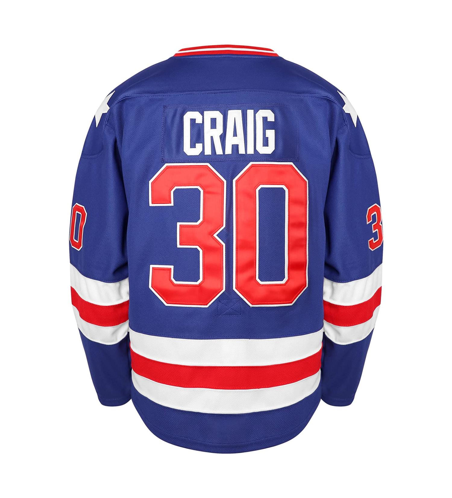 1980 USA Olympic Hockey Jersey #21 Mike Eruzione #17 Jack O'Callahan #30 Jim Craig - Miracle on Ice - 3X-Large - International Shipping Available - Buy Online on GoSupps.com