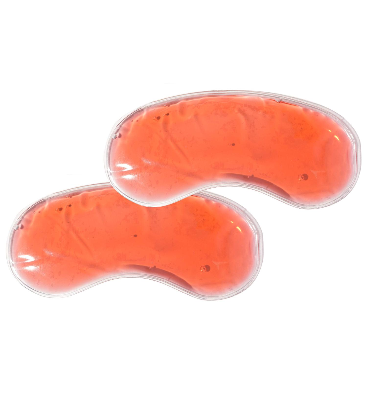 2 Pack Silicone Gel Insert for Sleep Mask - Warming or Cooling Eye Mask Inserts (Red) - Buy Online on GoSupps.com