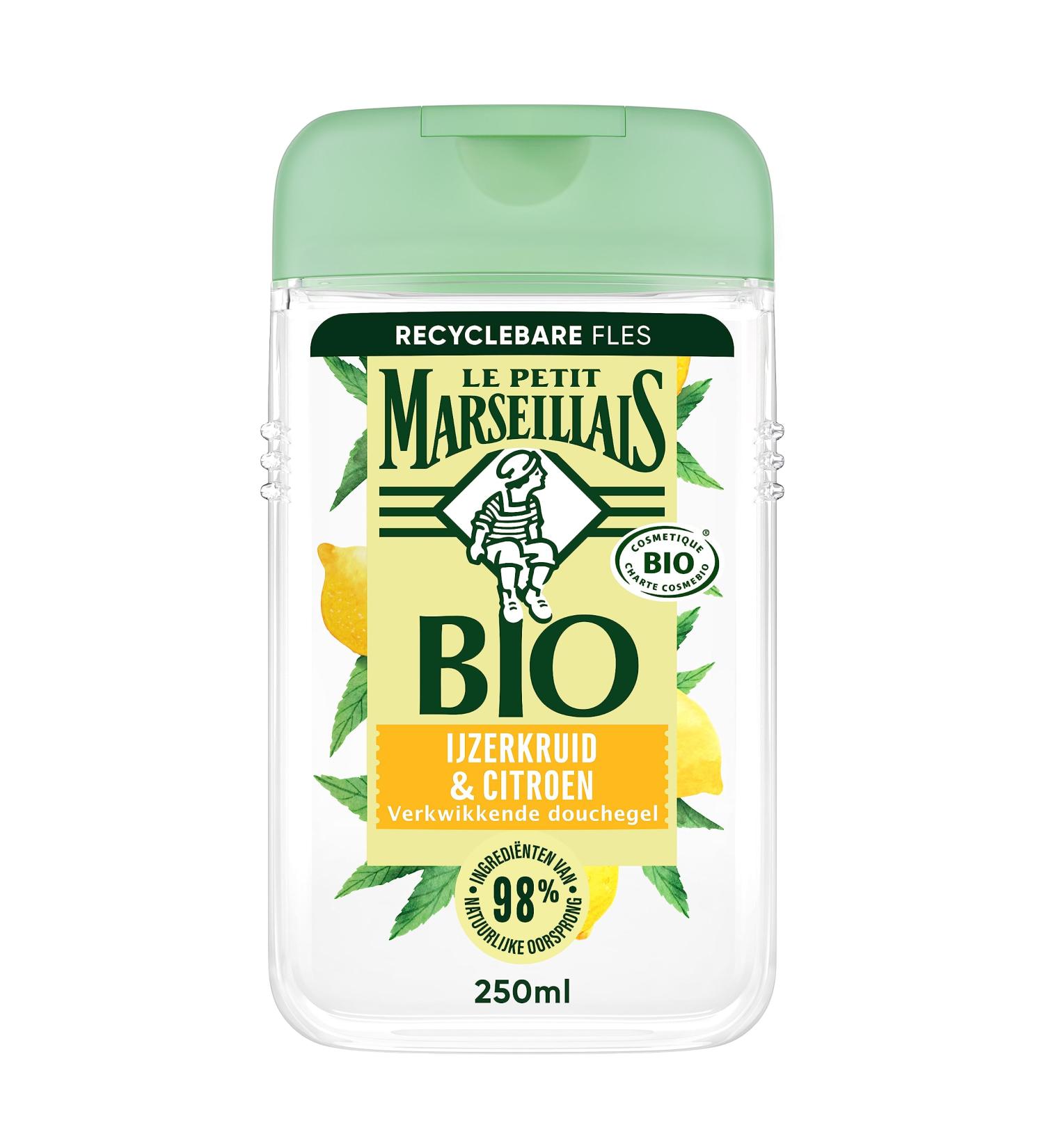 Le Petit Marseillais Le Petit Marseillais Organic Lemon Verbena Energizing Shower Gel with nourishing properties pH neutral for the skin 12 x 250 ml