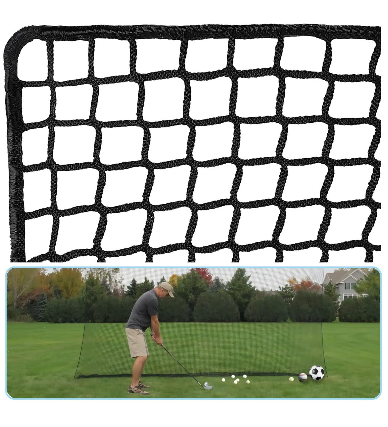 IUZEAI Golf Practice Net - Heavy Duty Nylon Golf Sports Netting in 10x10ft/10x15ft/10x20ft - Hitting & Barrier Nets - Buy Online on GoSupps.com