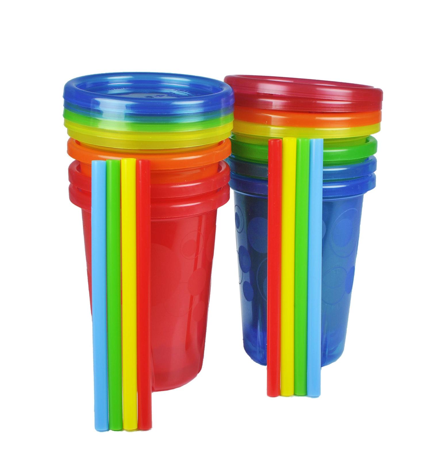 The First Years Take & Toss Straw Cups 10oz - 8 Pack | Spill Proof Cups for On-The-Go - Buy Online on GoSupps.com