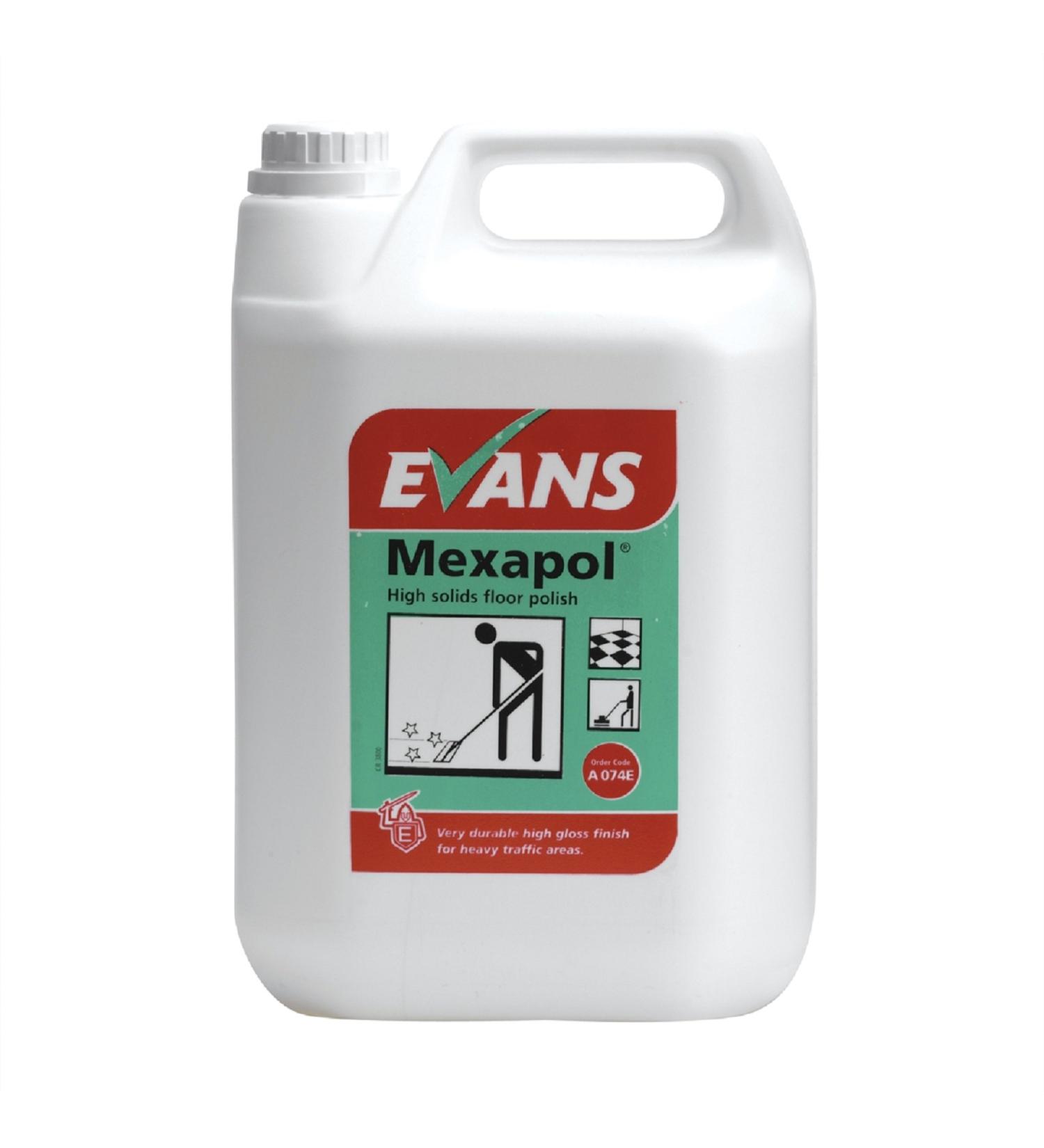 Evans Vanodine- Mexapol - High solids floor polish -5ltr