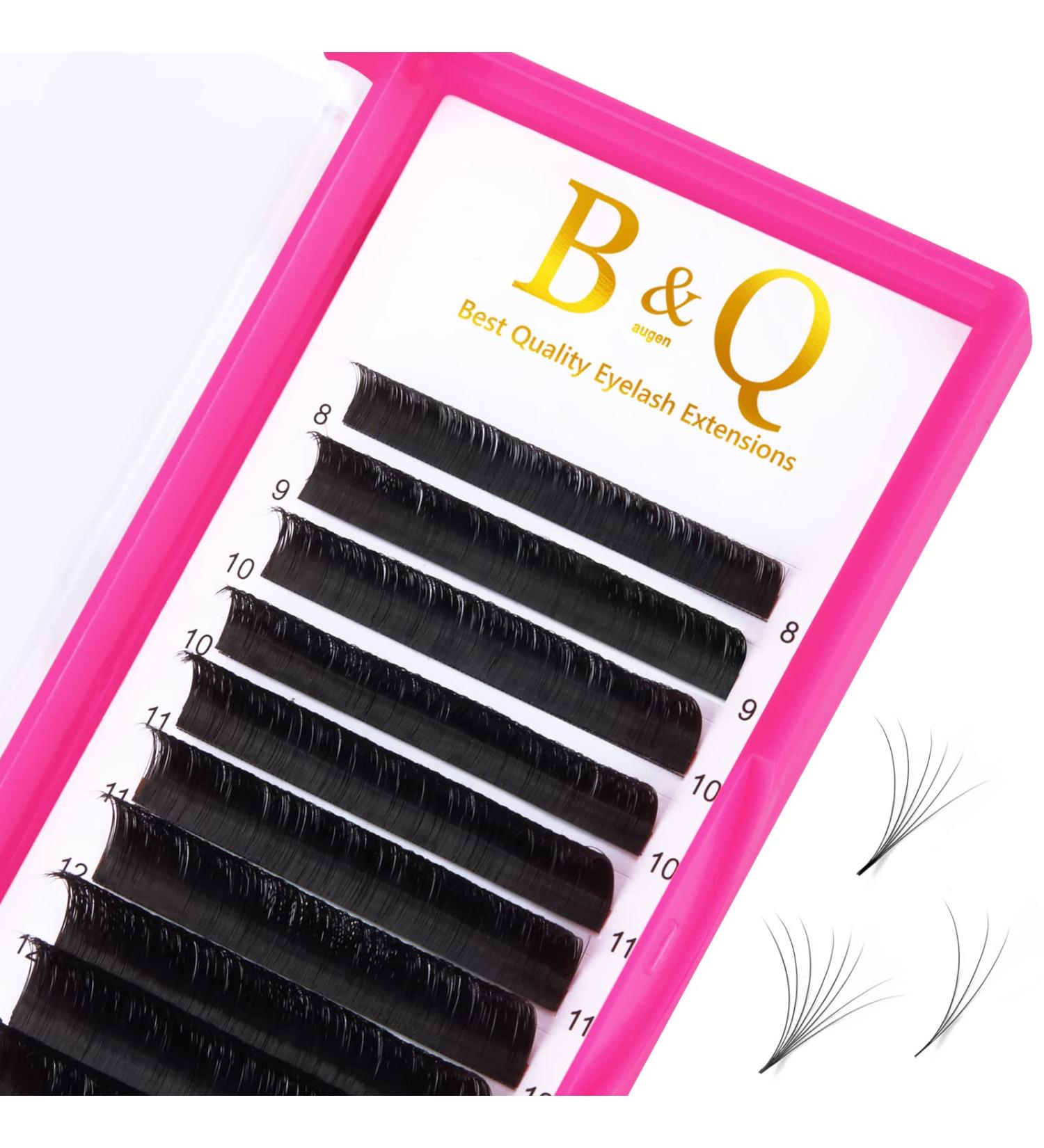 Easy Fan Lashes CC-0.07-8-15 Mix | Russian Volume Lash Extensions | Self Fanning Lashes | 8-20mm Length | CC D DD Curl | Flowering Blooming Volume Lash - Buy Online on GoSupps.com
