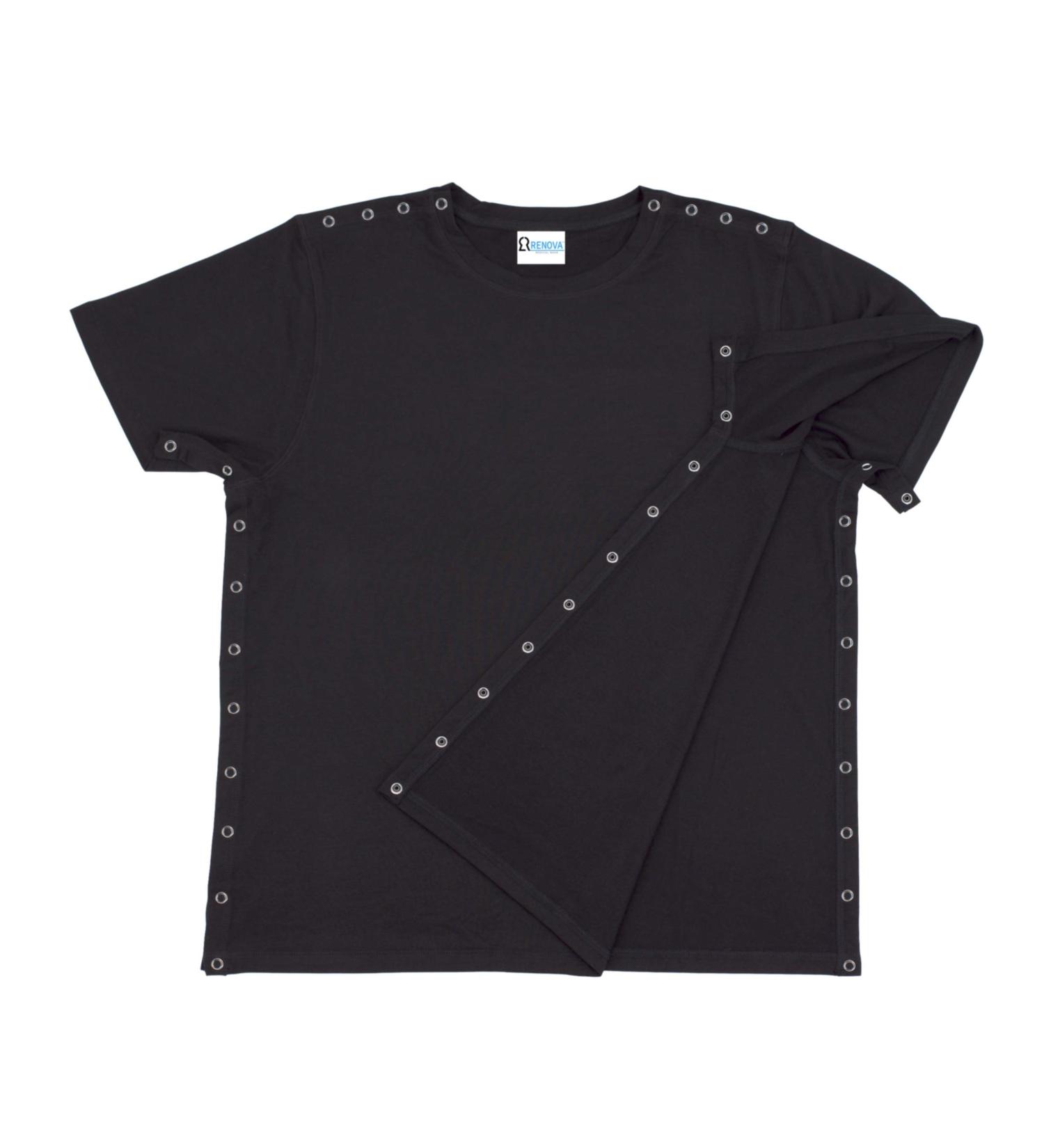 Shop Black Shoulder Shirt - Unisex M Size for Men & Women - International Shipping Available - Buy Online on GoSupps.com