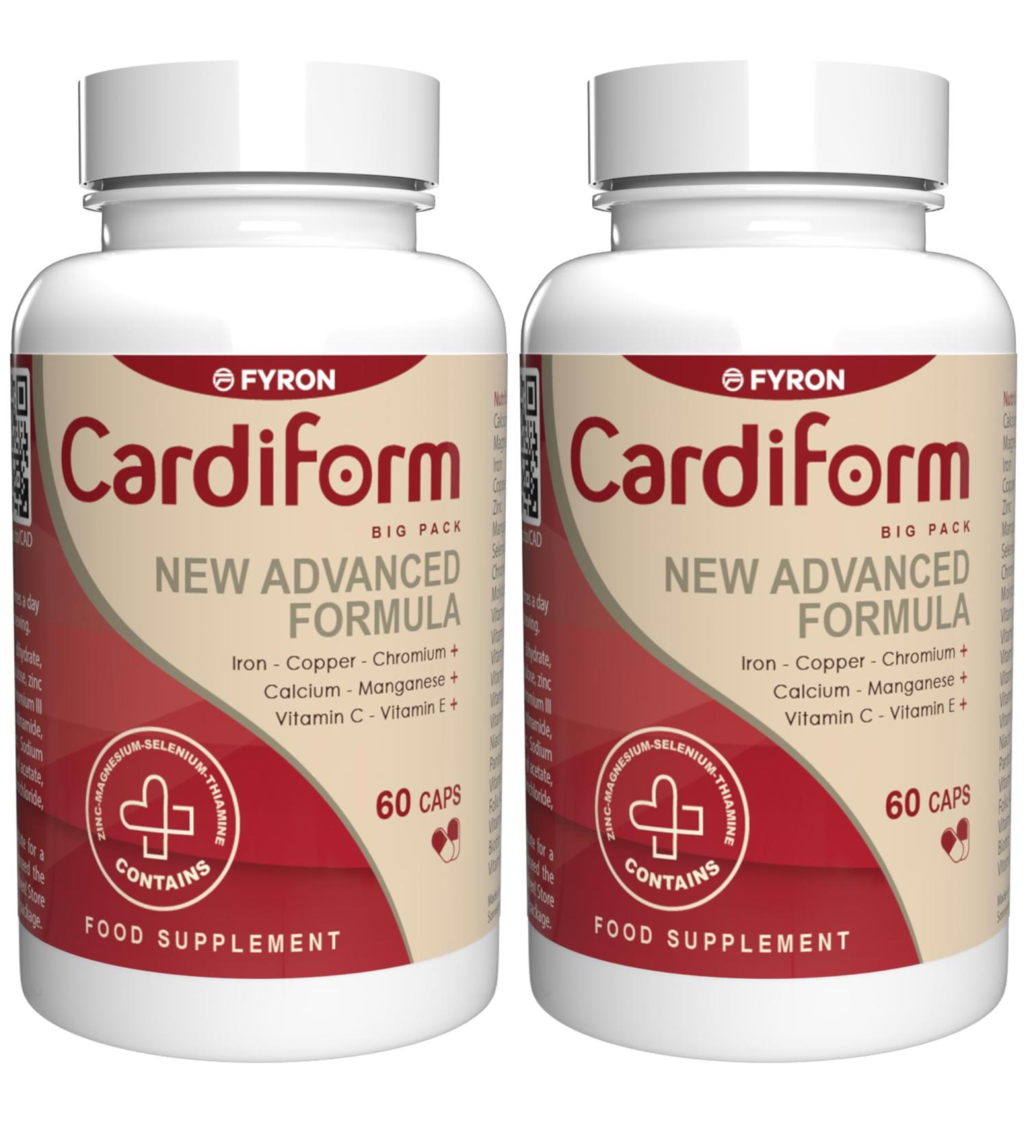  Cardiform Pack of 2 boxes of 120 capsules - Buy Online on GoSupps.com