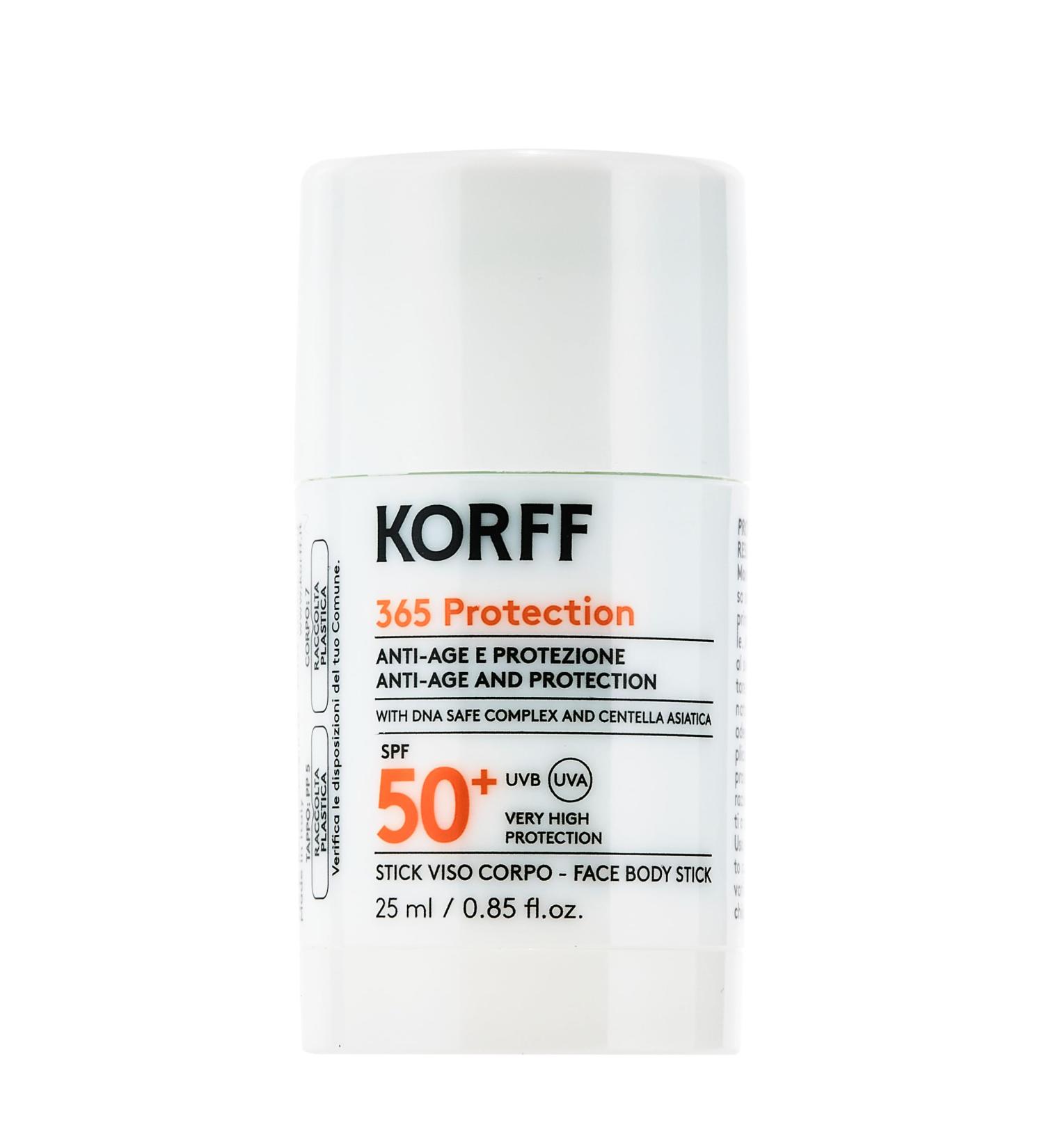  Korff Korff 365 Protection SPF50+ Very High Protection Face Stick 25 ml - Buy Online on GoSupps.com