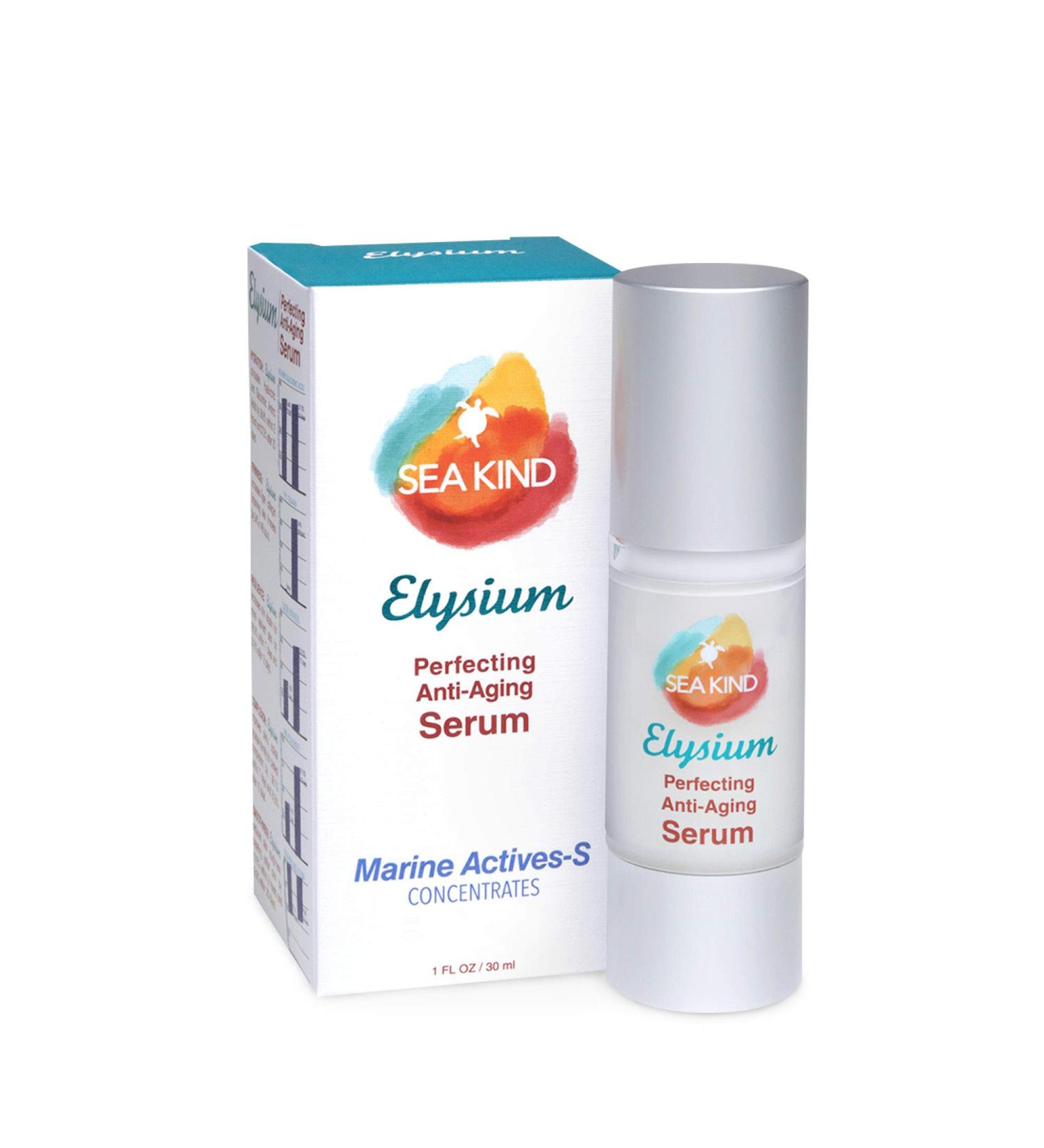 Sea Kind Elysium Perfecting Serum for Face Anti-Wrinkle Anti-Aging Skin Serum for Face - Larger 1.7 OZ in New Fully Filled Airless Pump - Buy Online on GoSupps.com