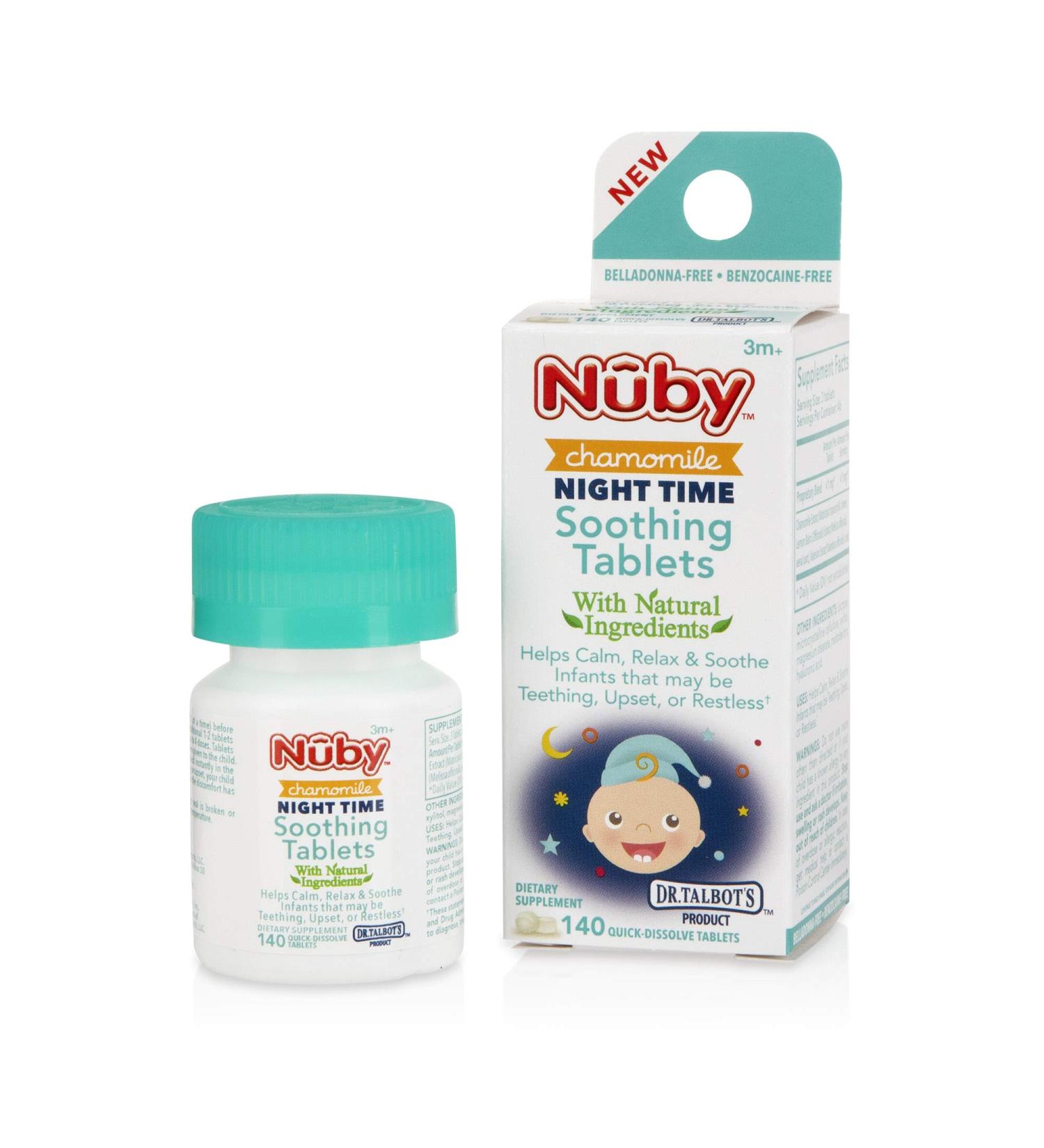 Dr. Talbot's Chamomile Night Time Soothing Tablets for 3m+ | 140 Tablets | Natural Sleep Aid - Buy Online on GoSupps.com