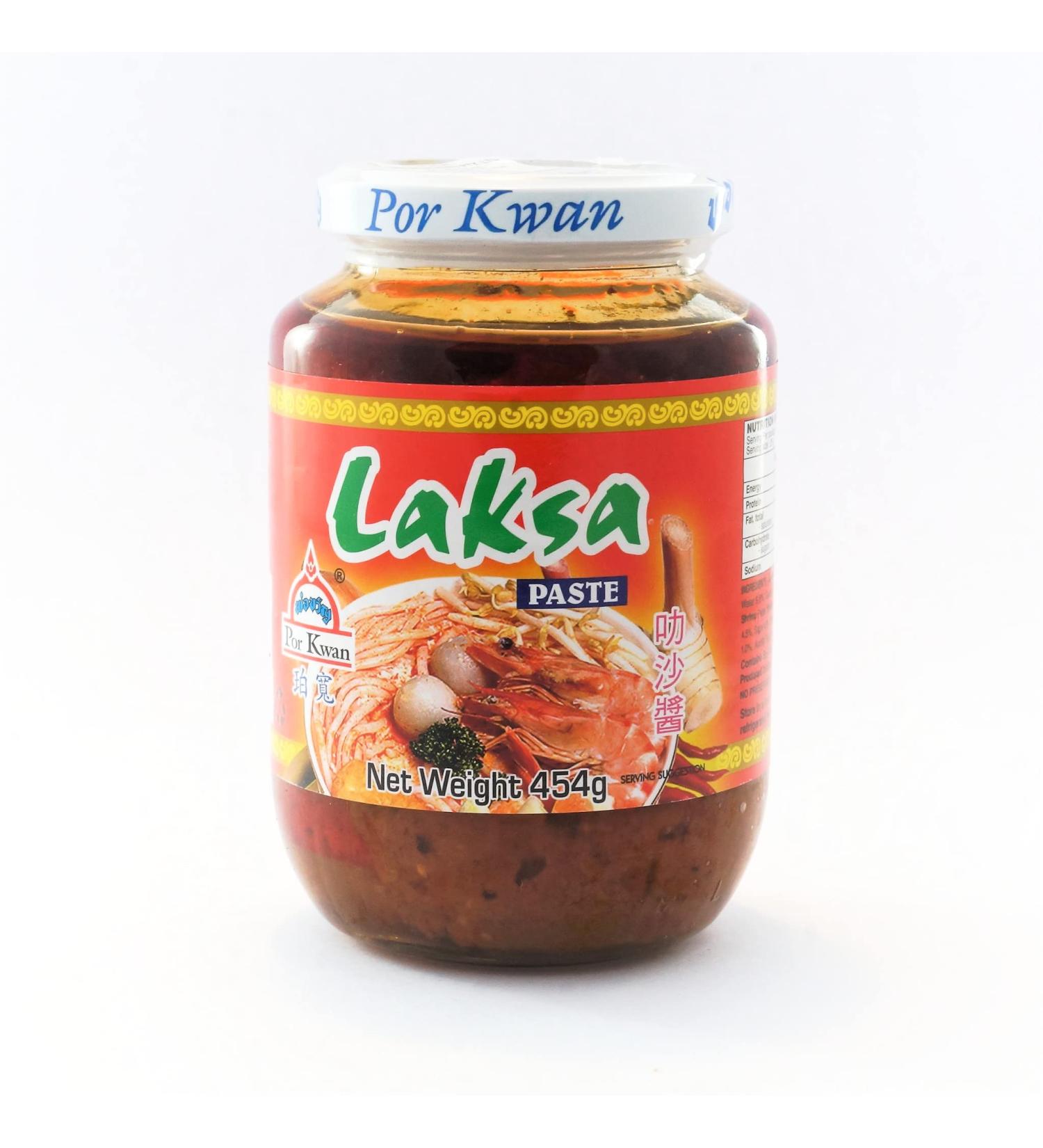 Por Kwan Laksa Paste, Coconut, Chili, 16 Oz